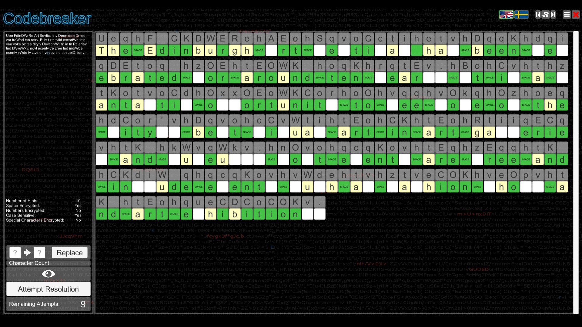 Codebreaker screenshot 3