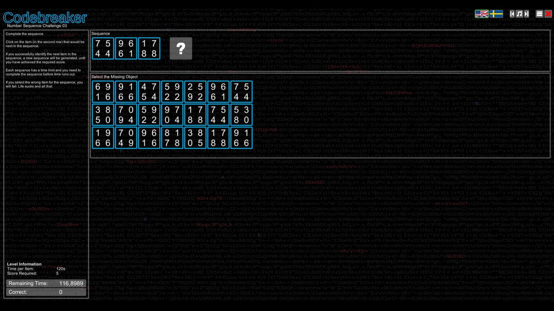 Codebreaker screenshot 18