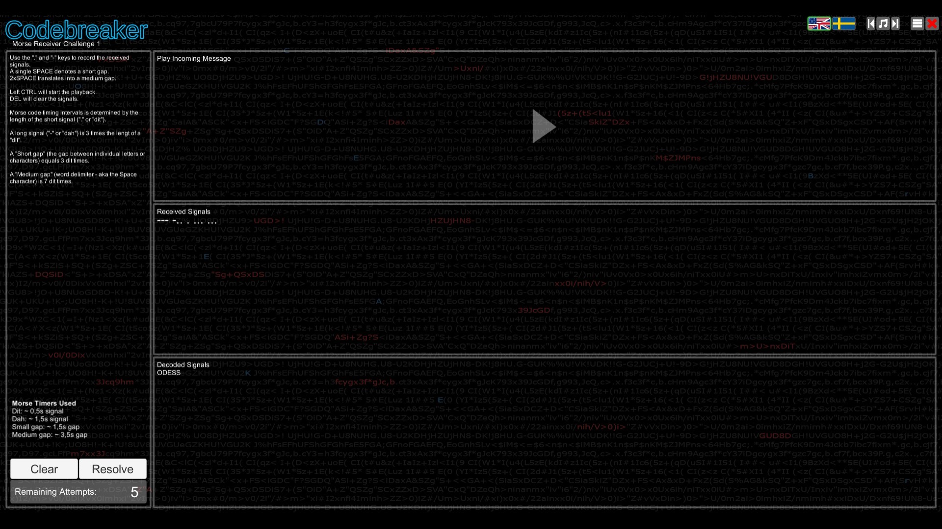 Codebreaker screenshot 20
