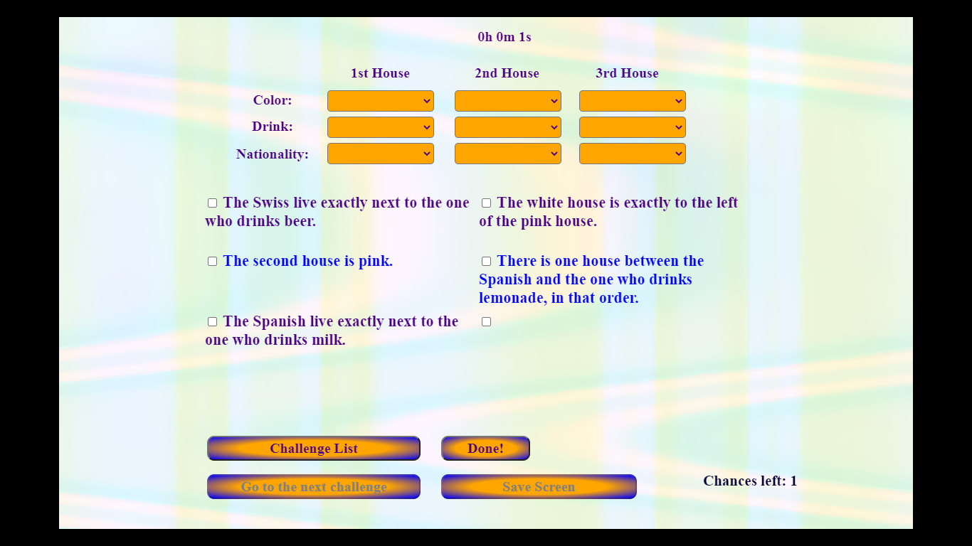 Zebra Logic Master screenshot 1
