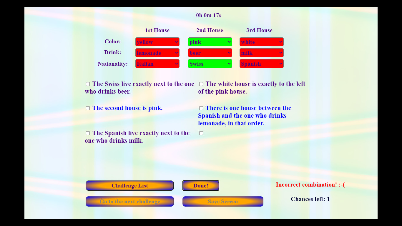 Zebra Logic Master screenshot 3