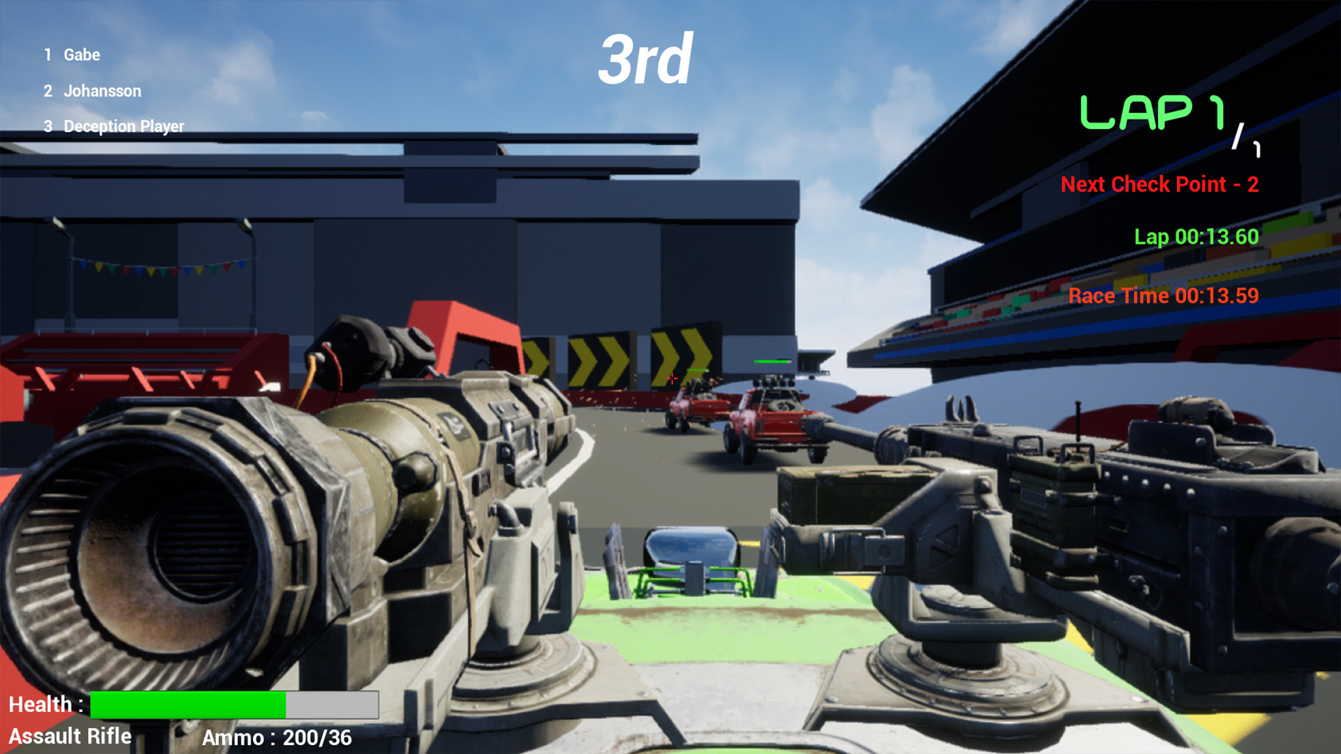 Deep Race: Battle screenshot 1