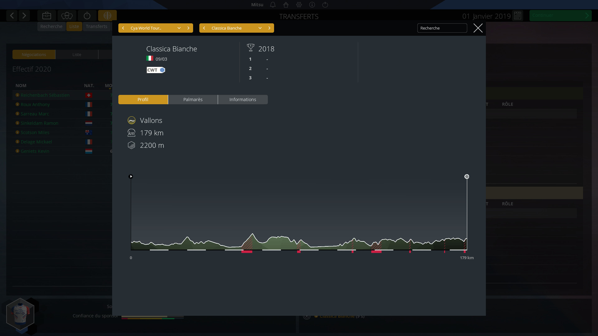 Pro Cycling Manager 2019 - Stage and Database Editor screenshot 2