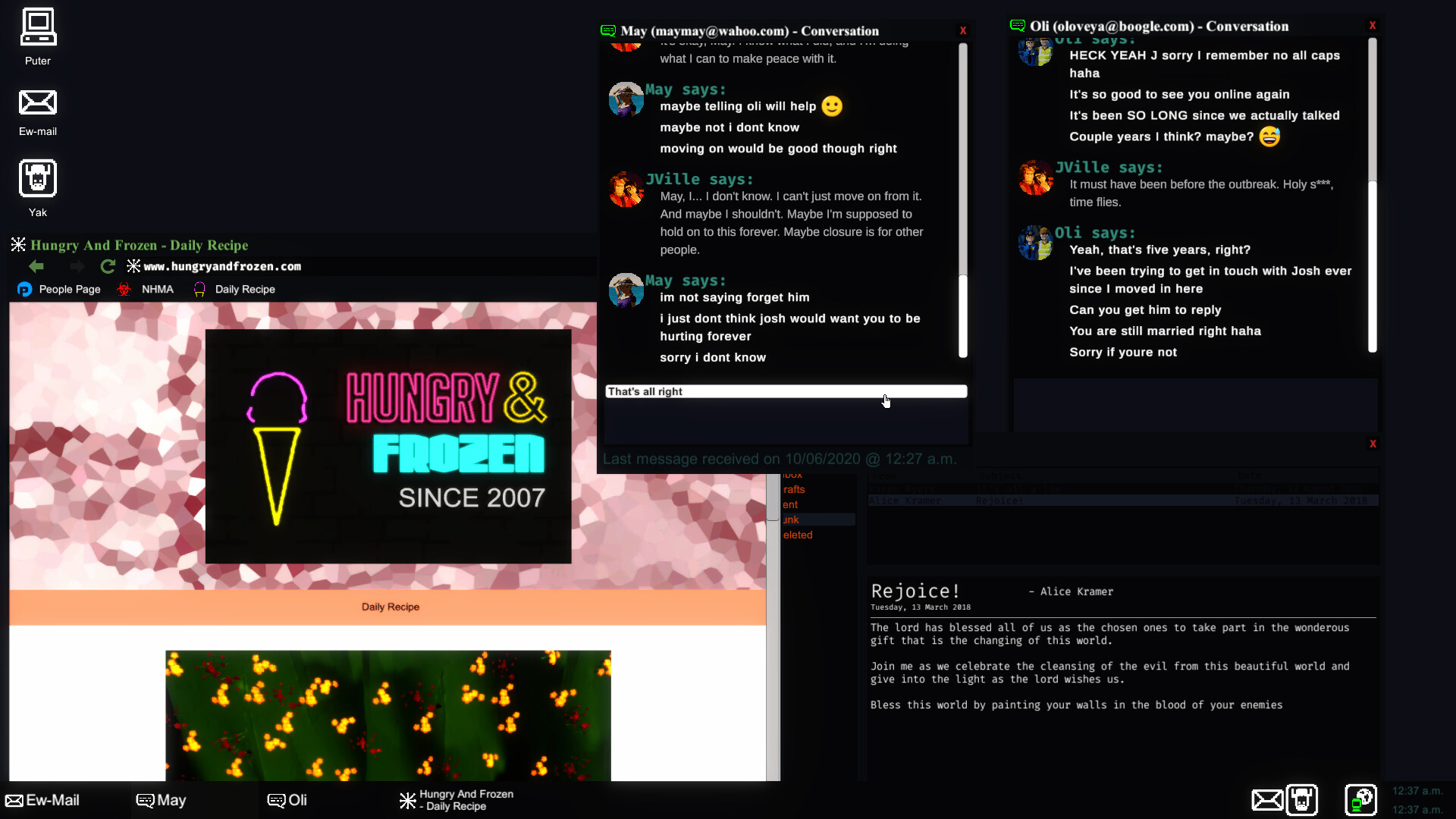 Last Message screenshot 1