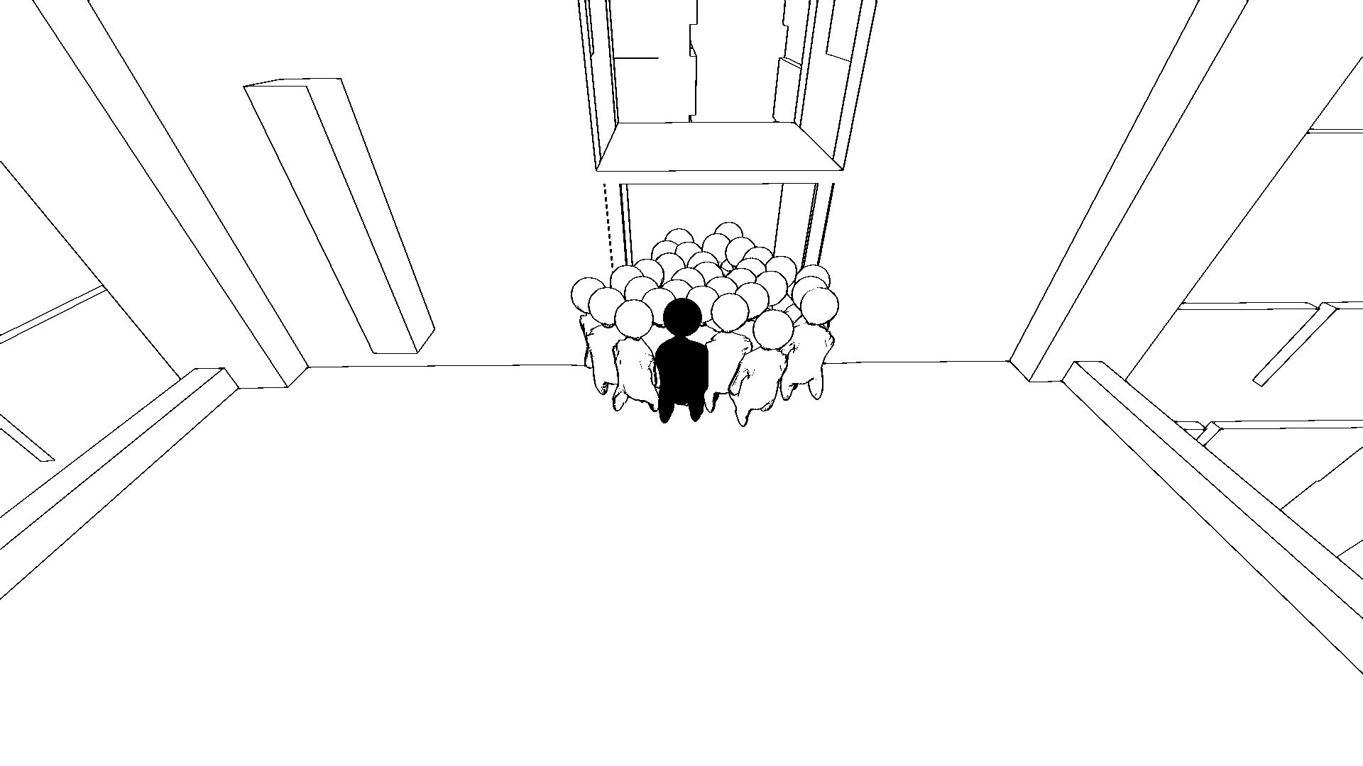 Crowd Simulator screenshot 1