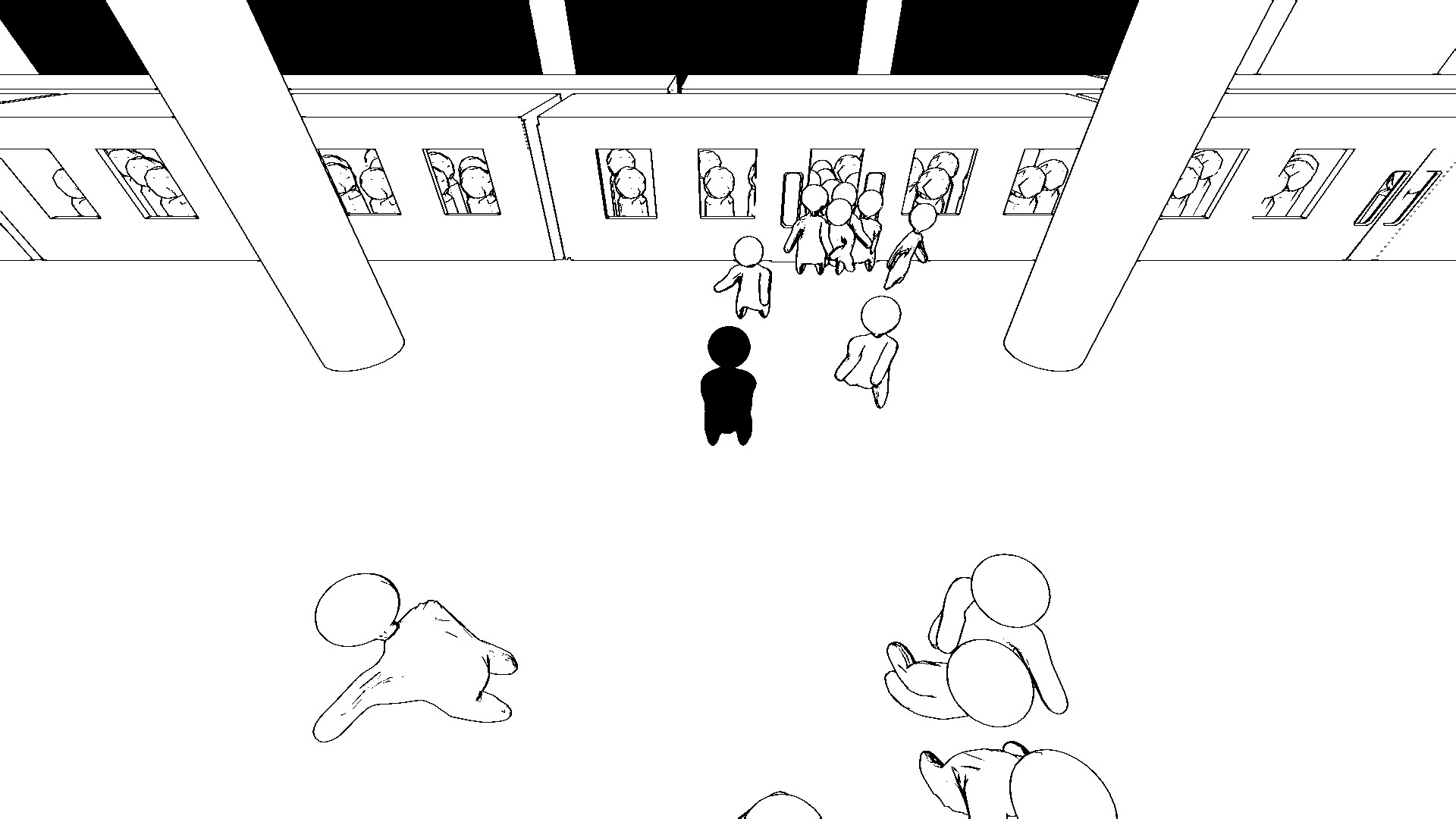Crowd Simulator screenshot 2