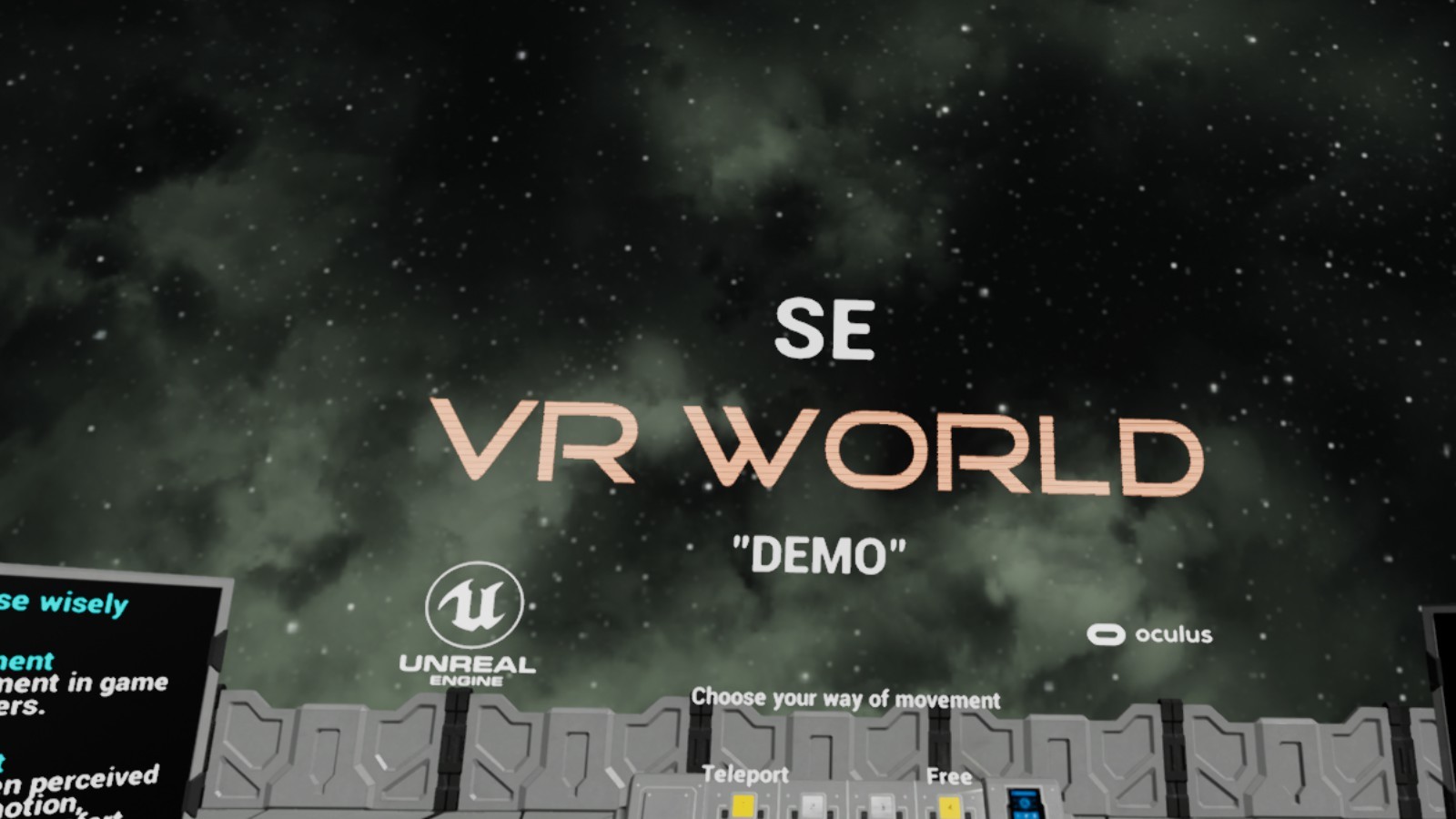 SE VR World Demo screenshot 1