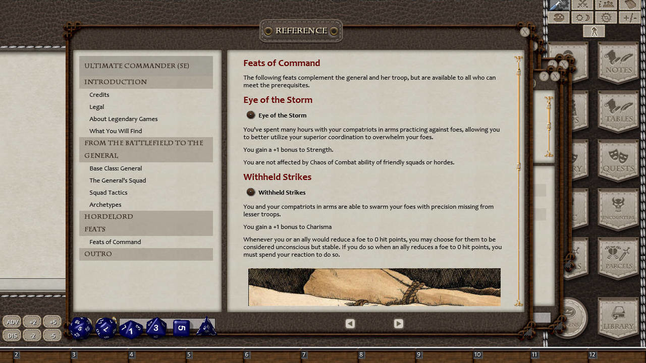 Fantasy Grounds - Ultimate Commander (5E) screenshot 3