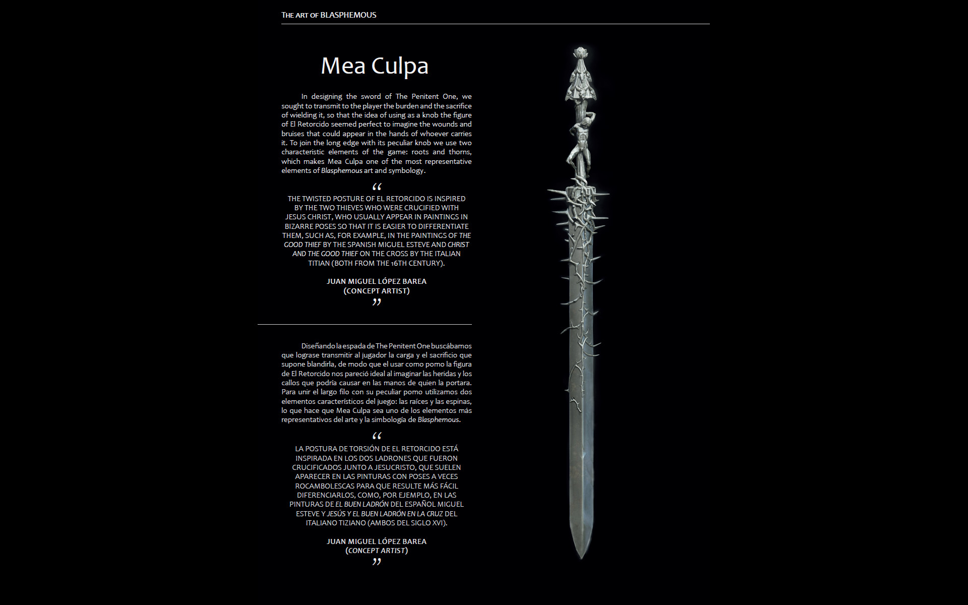 Blasphemous - Digital Artbook screenshot 5