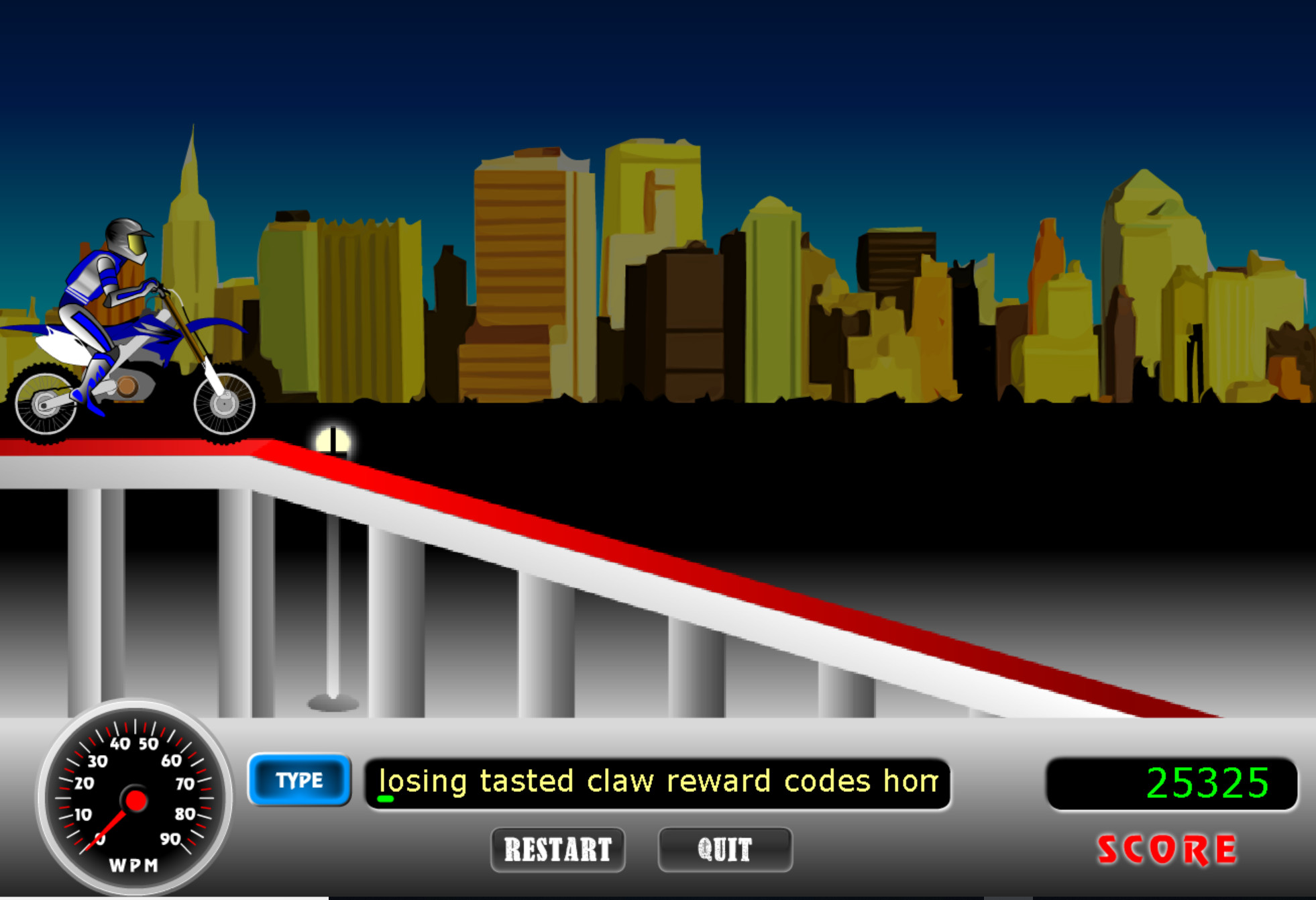 Xtreme Typing screenshot 1