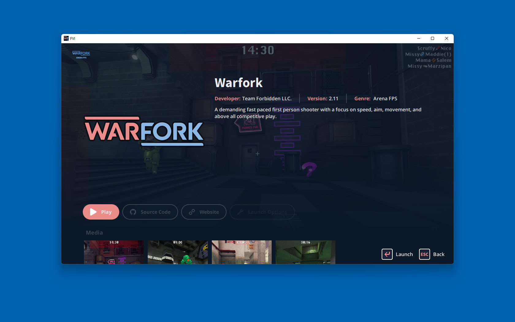 Warfork Testing screenshot 3