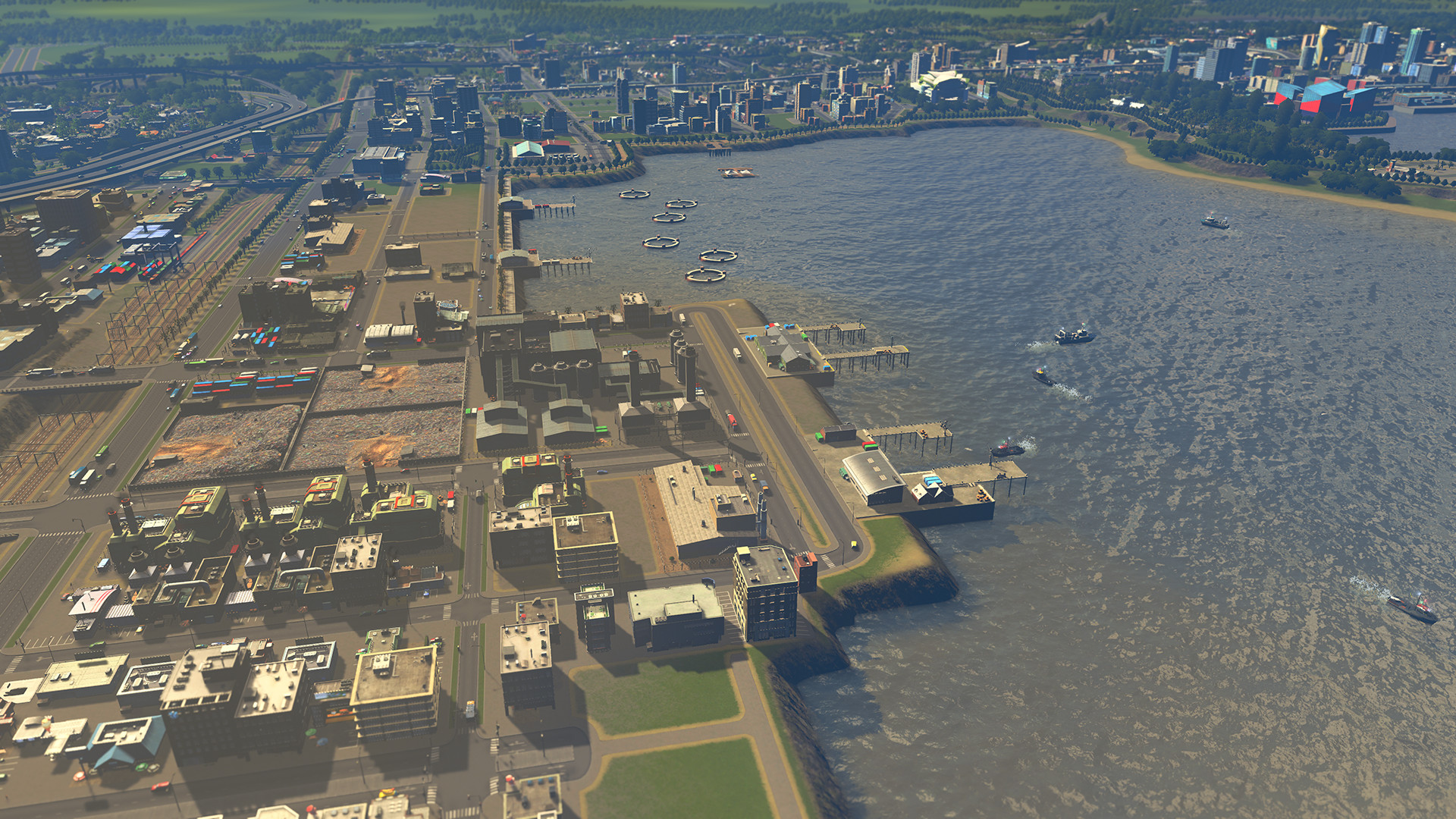 Cities: Skylines - Sunset Harbor screenshot 9