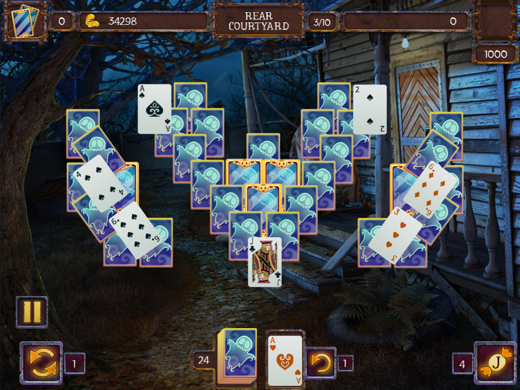 Solitaire Game Halloween screenshot 3