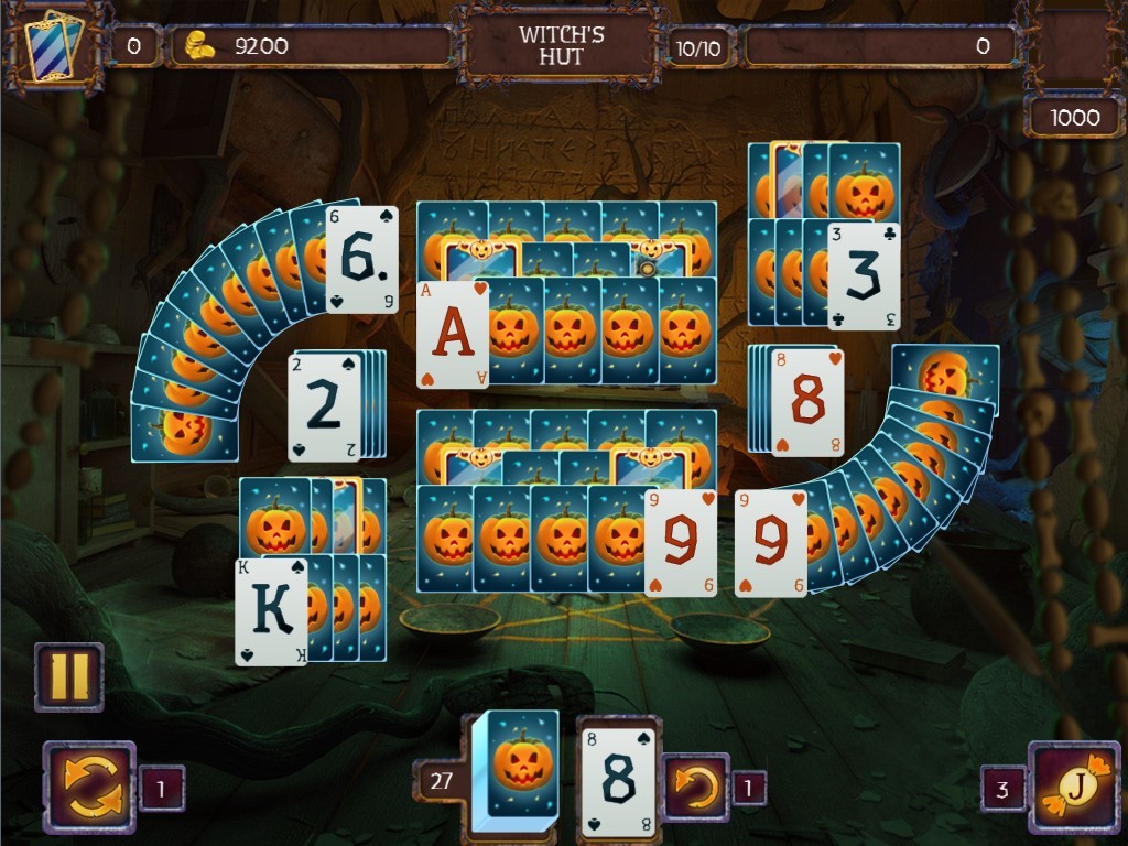 Solitaire Game Halloween screenshot 2