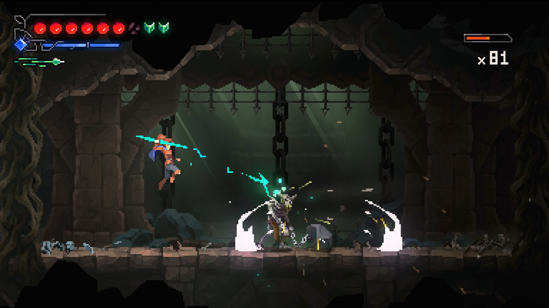 Divinum on Steam, tampilan game action-adventure