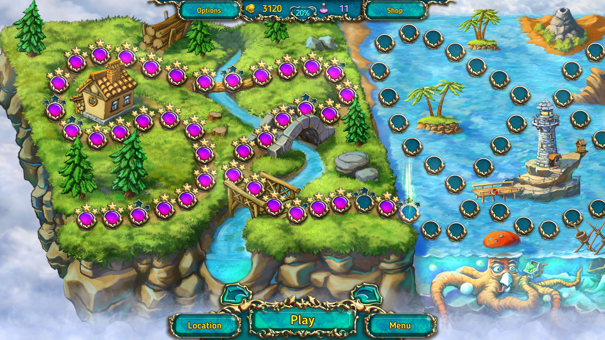 Dreamland Solitaire screenshot 3