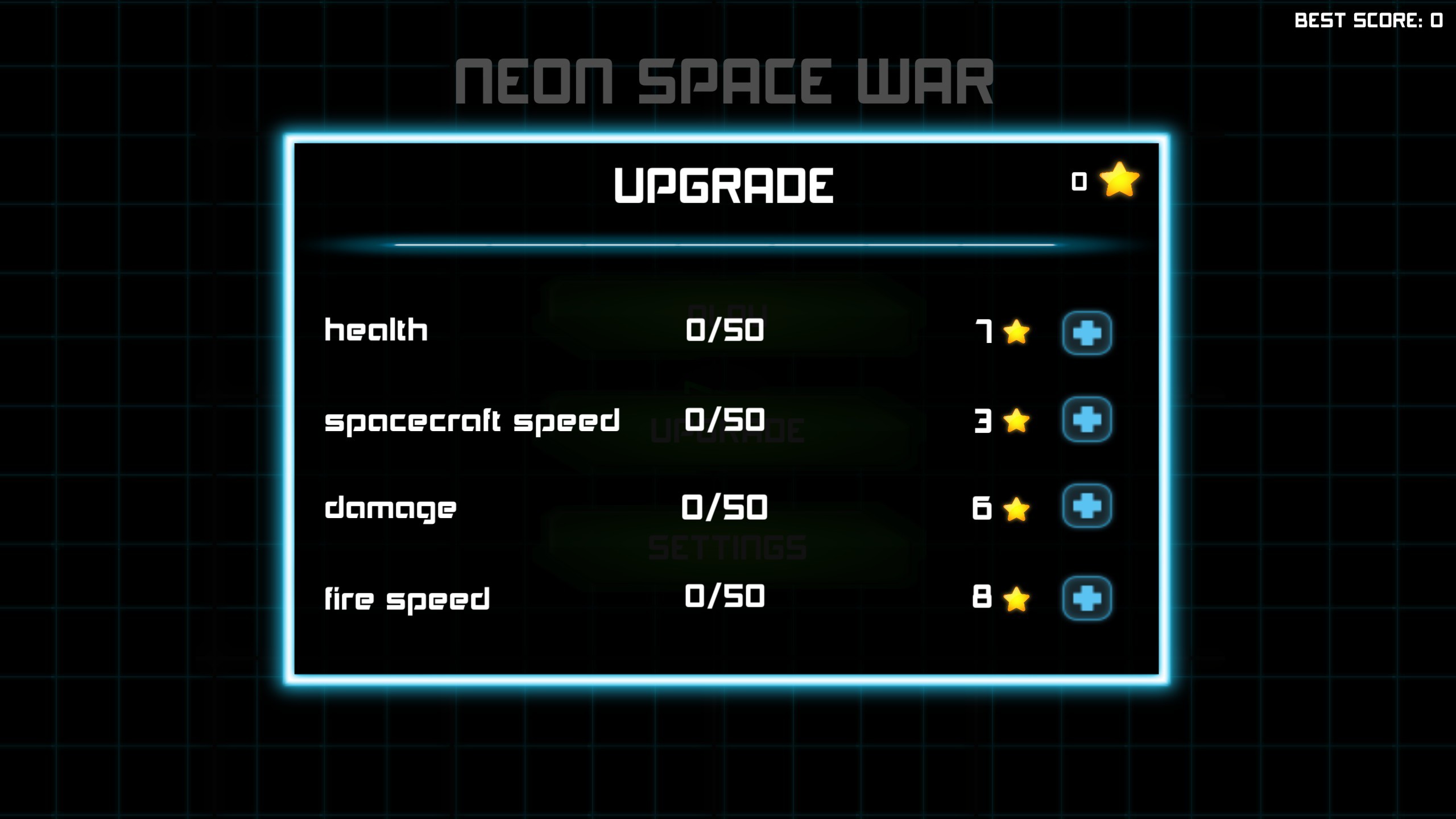NEON SPACE WAR screenshot 2