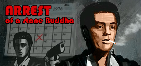 Arrest of a stone Buddha banner