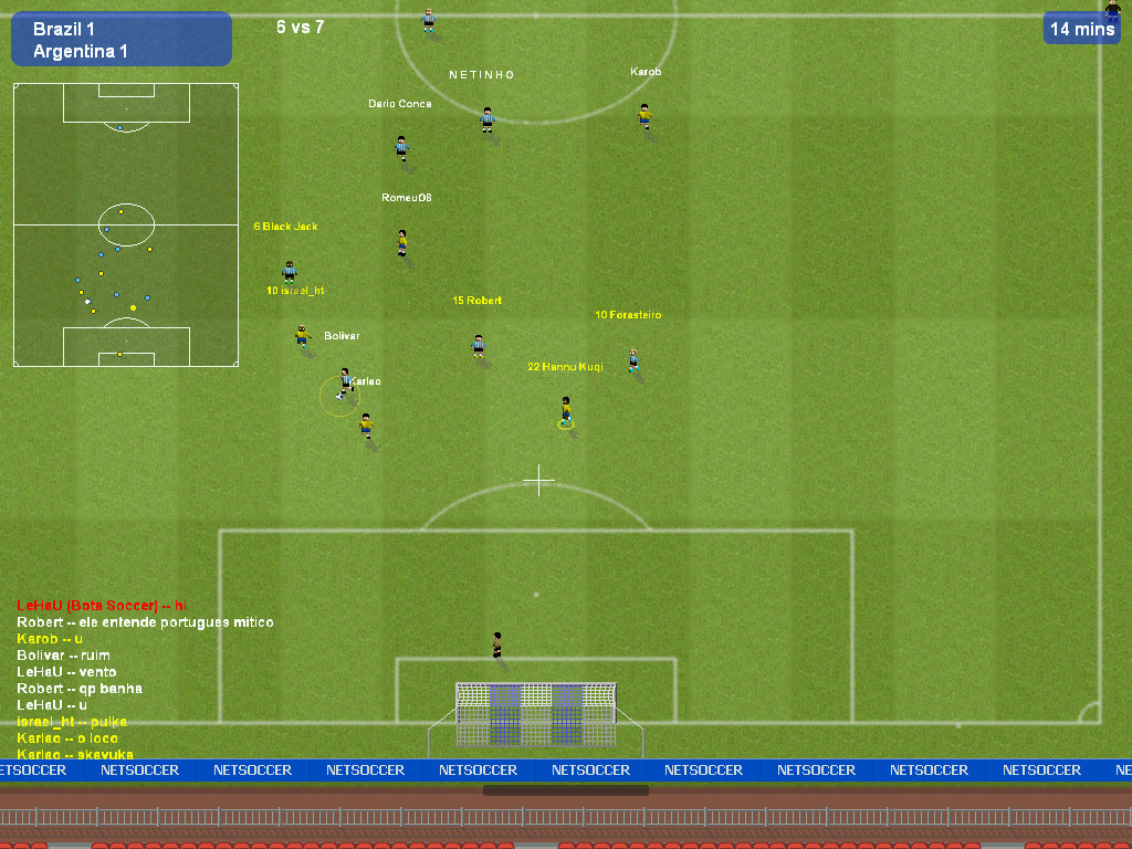 Netsoccer2 screenshot 1