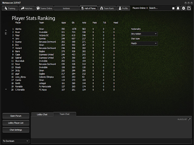 Netsoccer2 screenshot 6