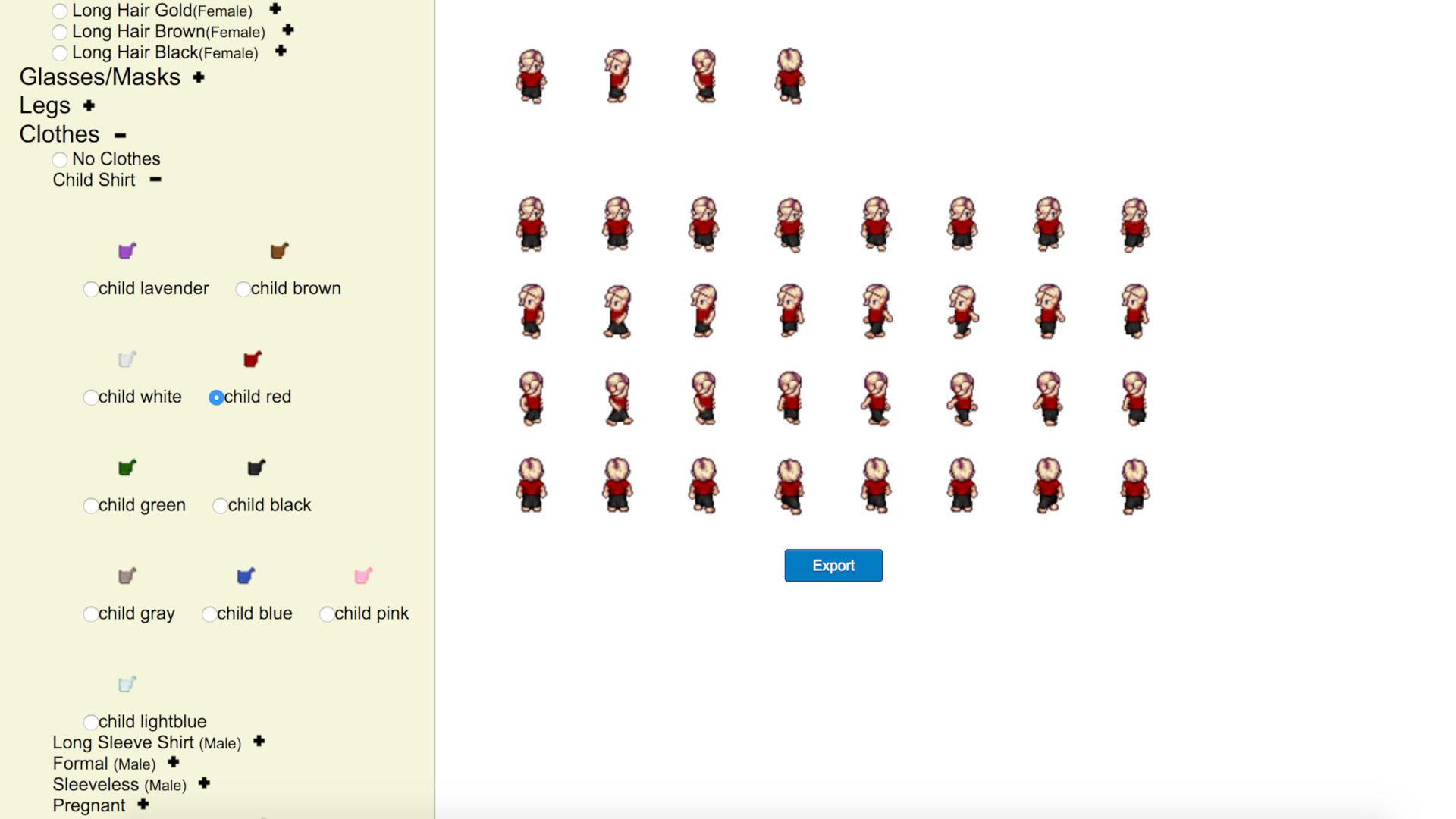 RPG Character Builder screenshot 1
