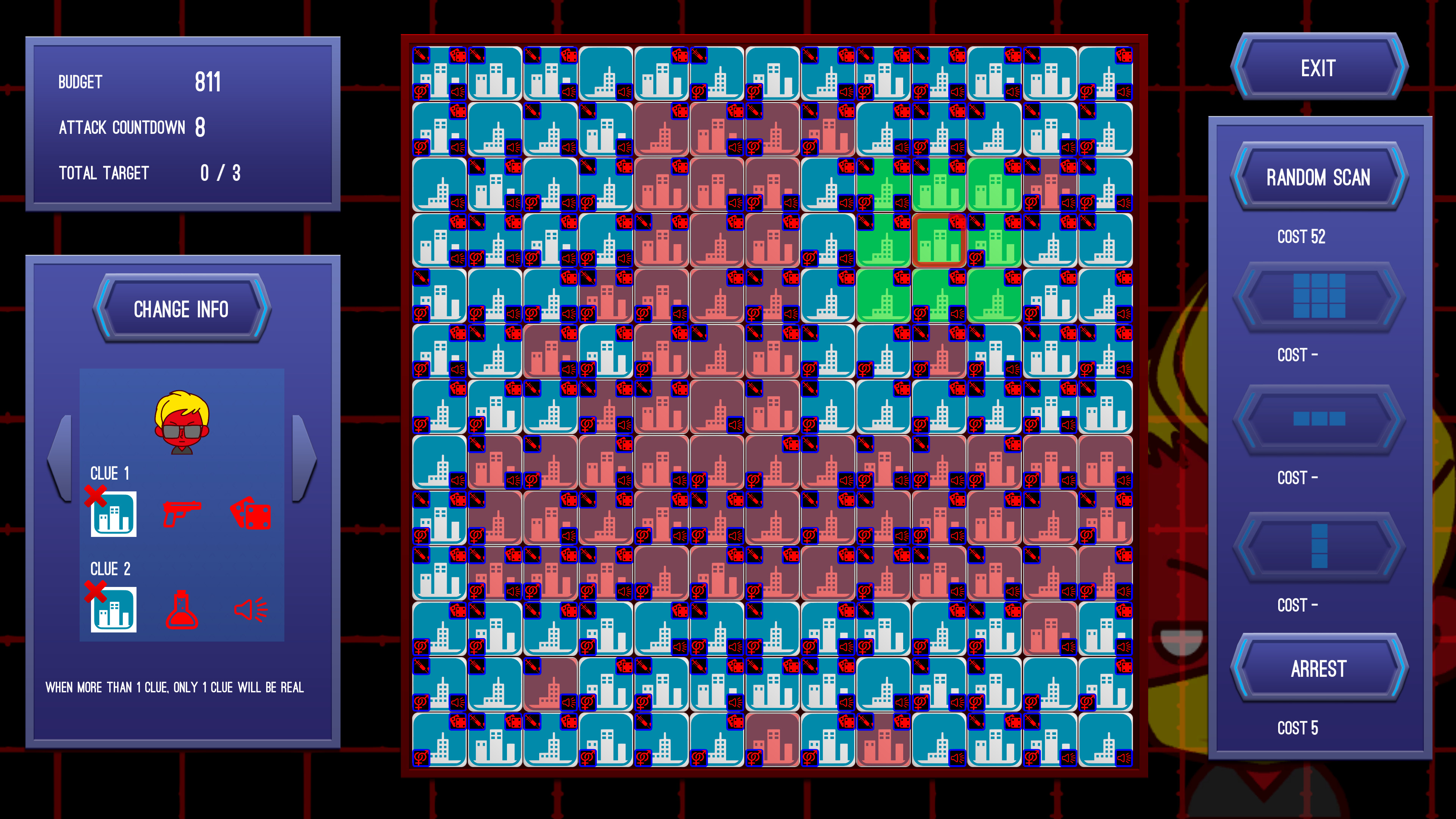 Counter Terrorism - Minesweeper screenshot 2
