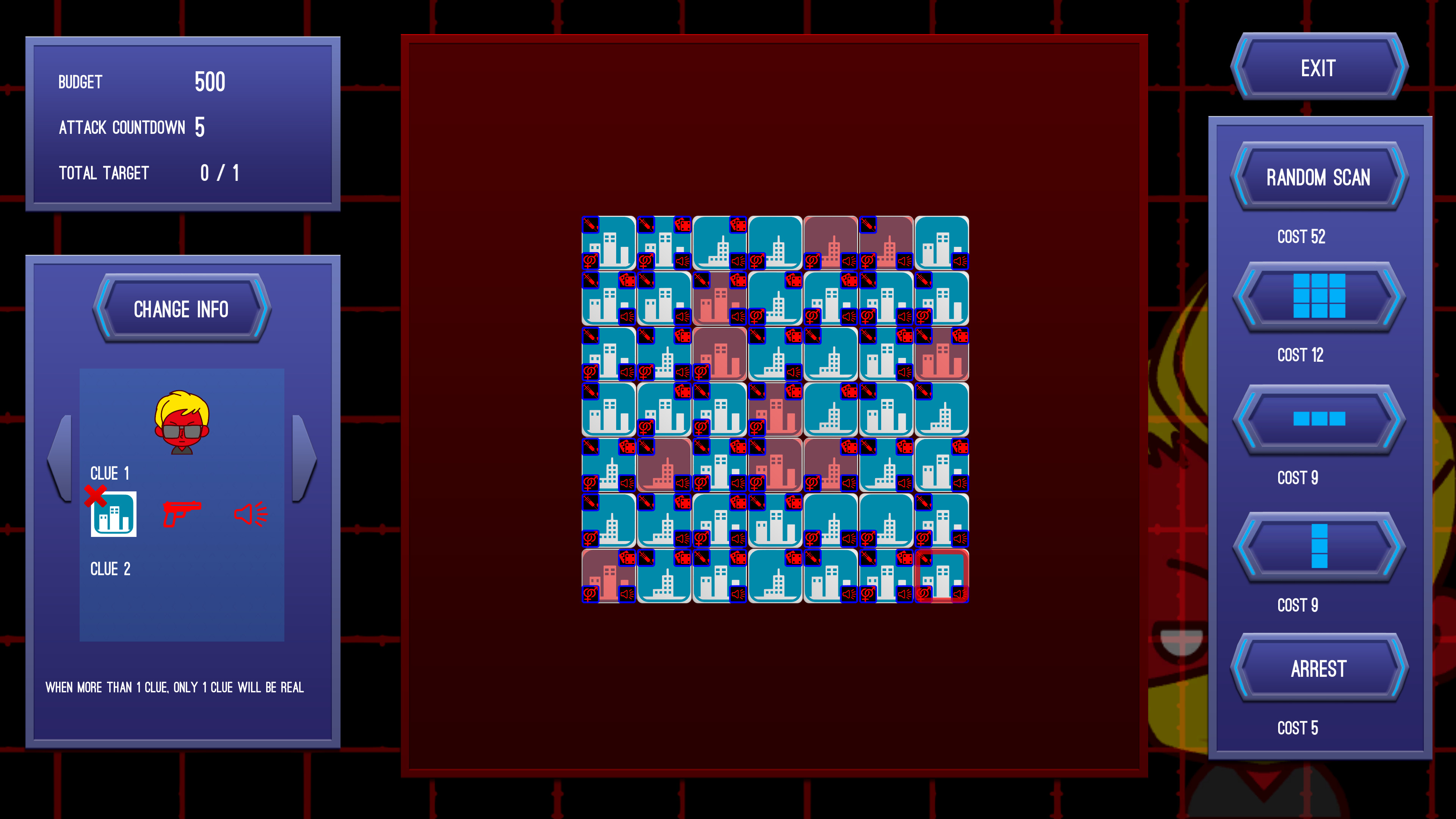 Counter Terrorism - Minesweeper screenshot 1