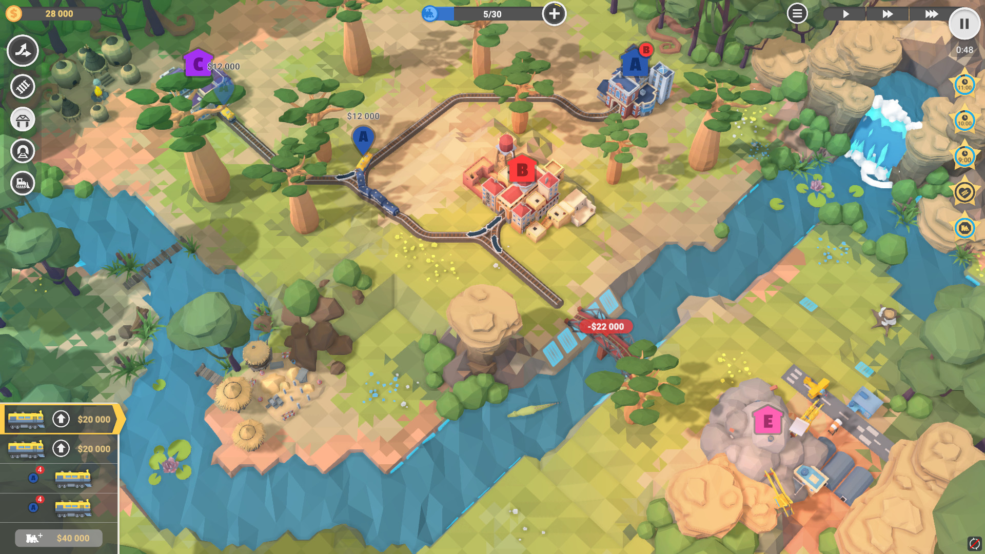 Train Valley 2 - Passenger Flow screenshot 2