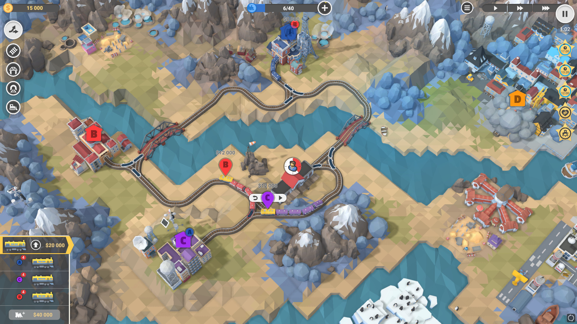 Train Valley 2 - Passenger Flow screenshot 6
