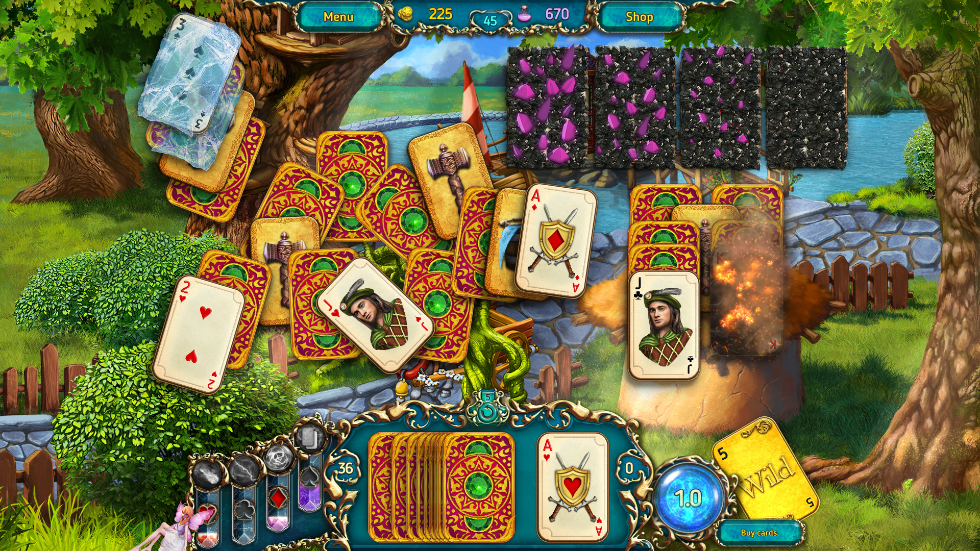 Dreamland Solitaire: Dragon's Fury screenshot 8