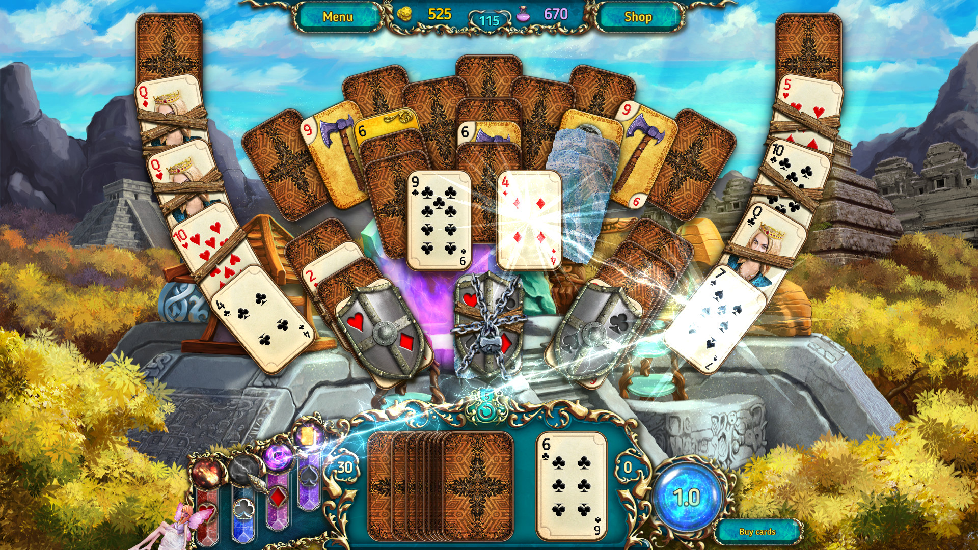 Dreamland Solitaire: Dragon's Fury screenshot 7