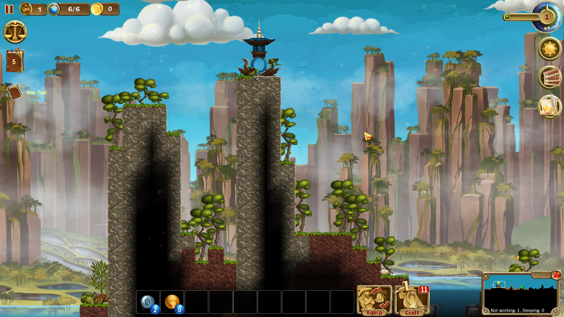 Craft The World - Temples of 4 Elements screenshot 2