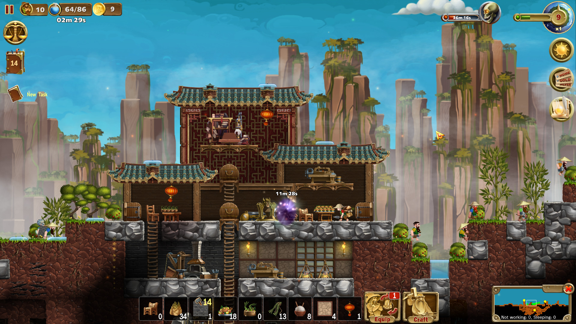 Craft The World - Temples of 4 Elements screenshot 4