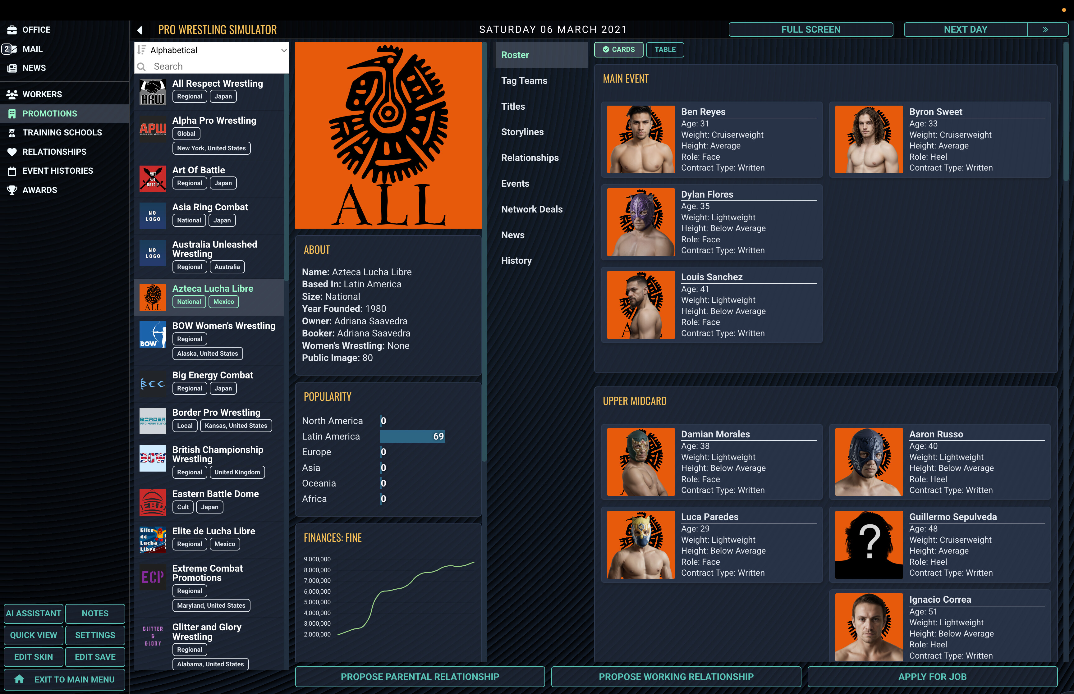 Pro Wrestling Sim screenshot 5