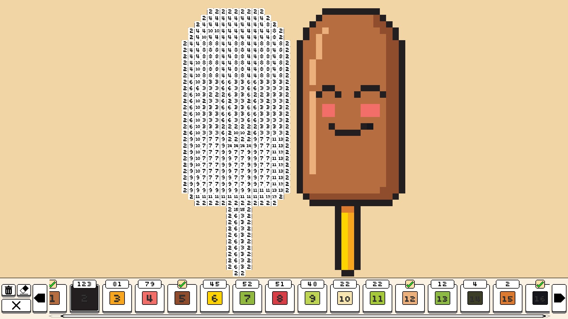 Coloring Pixels - Food Pack screenshot 4