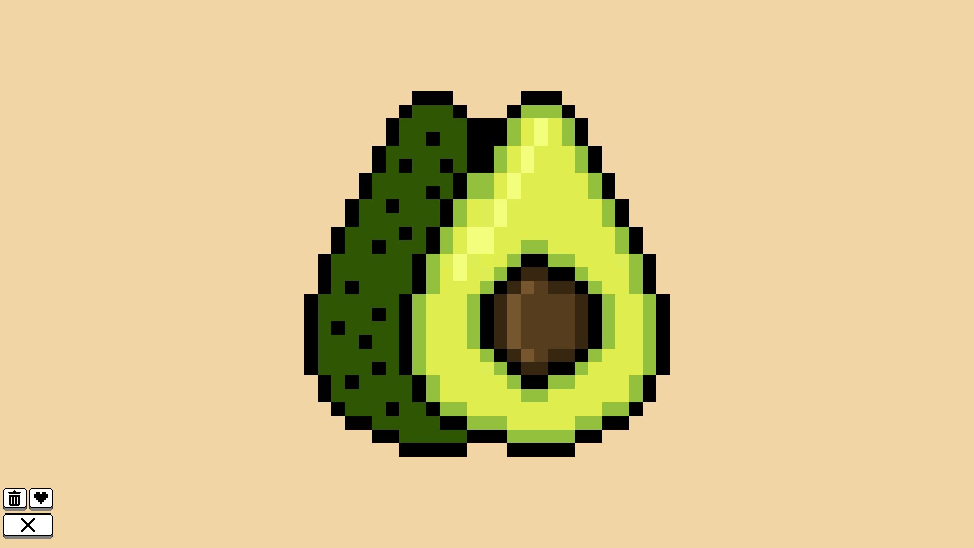 Coloring Pixels - Food Pack screenshot 1