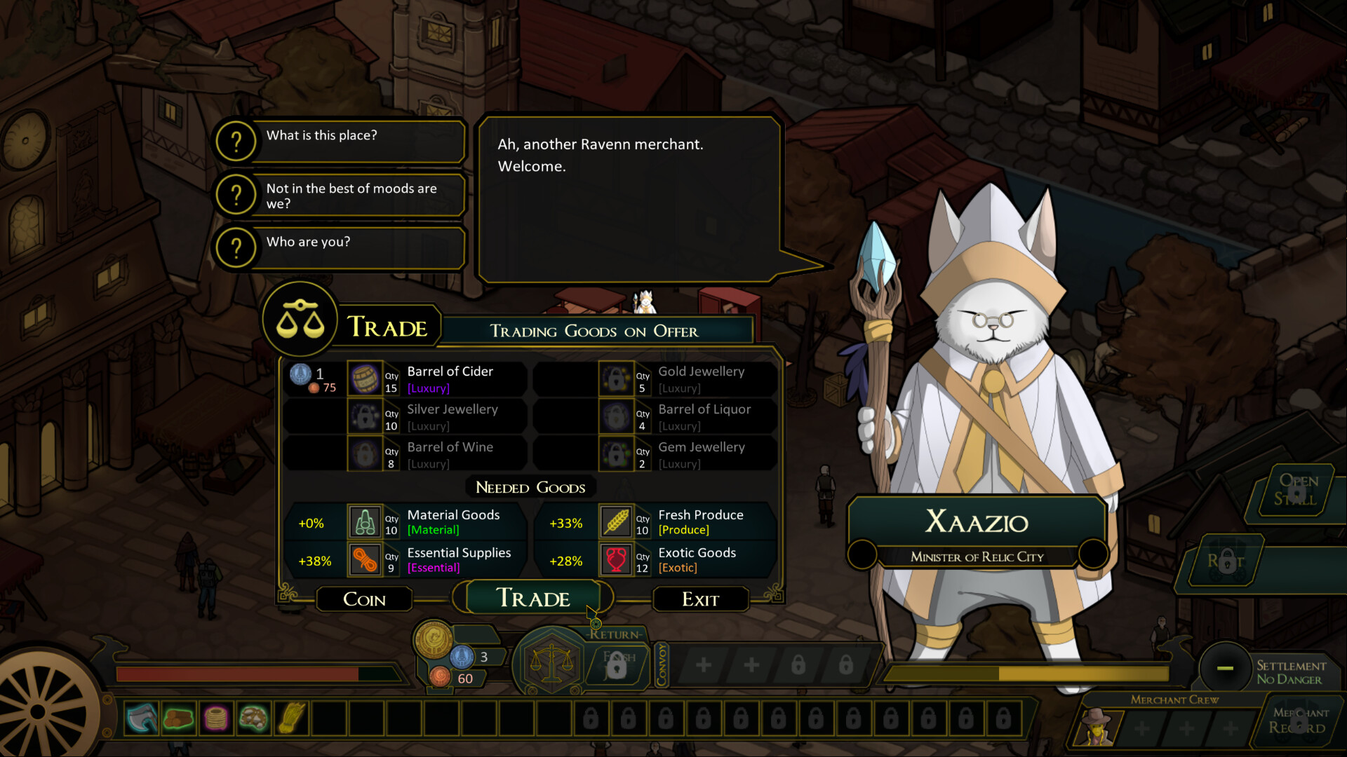 Ten Thousand Coins: The Golden Merchant on Steam