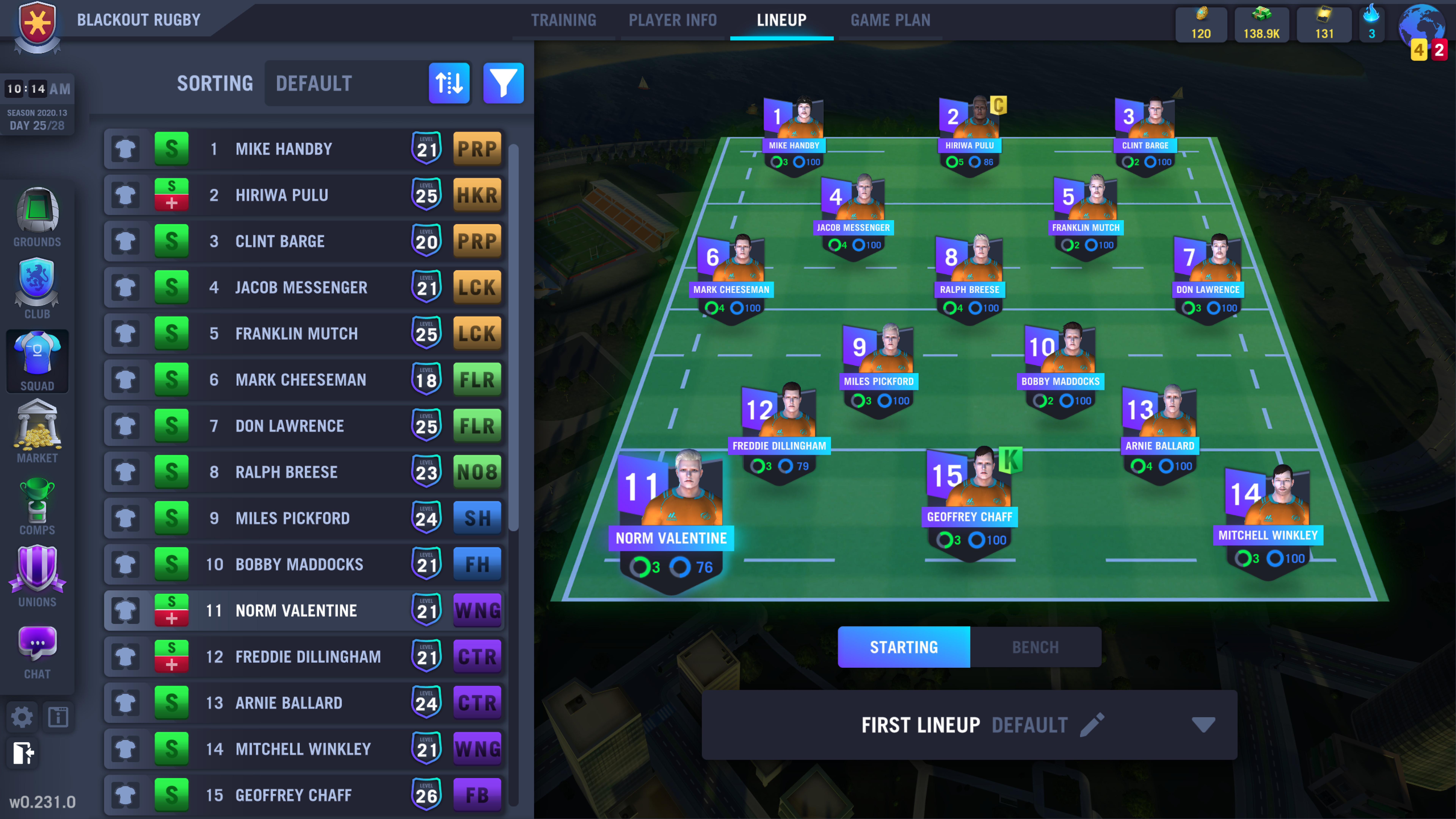 Blackout Rugby screenshot 23