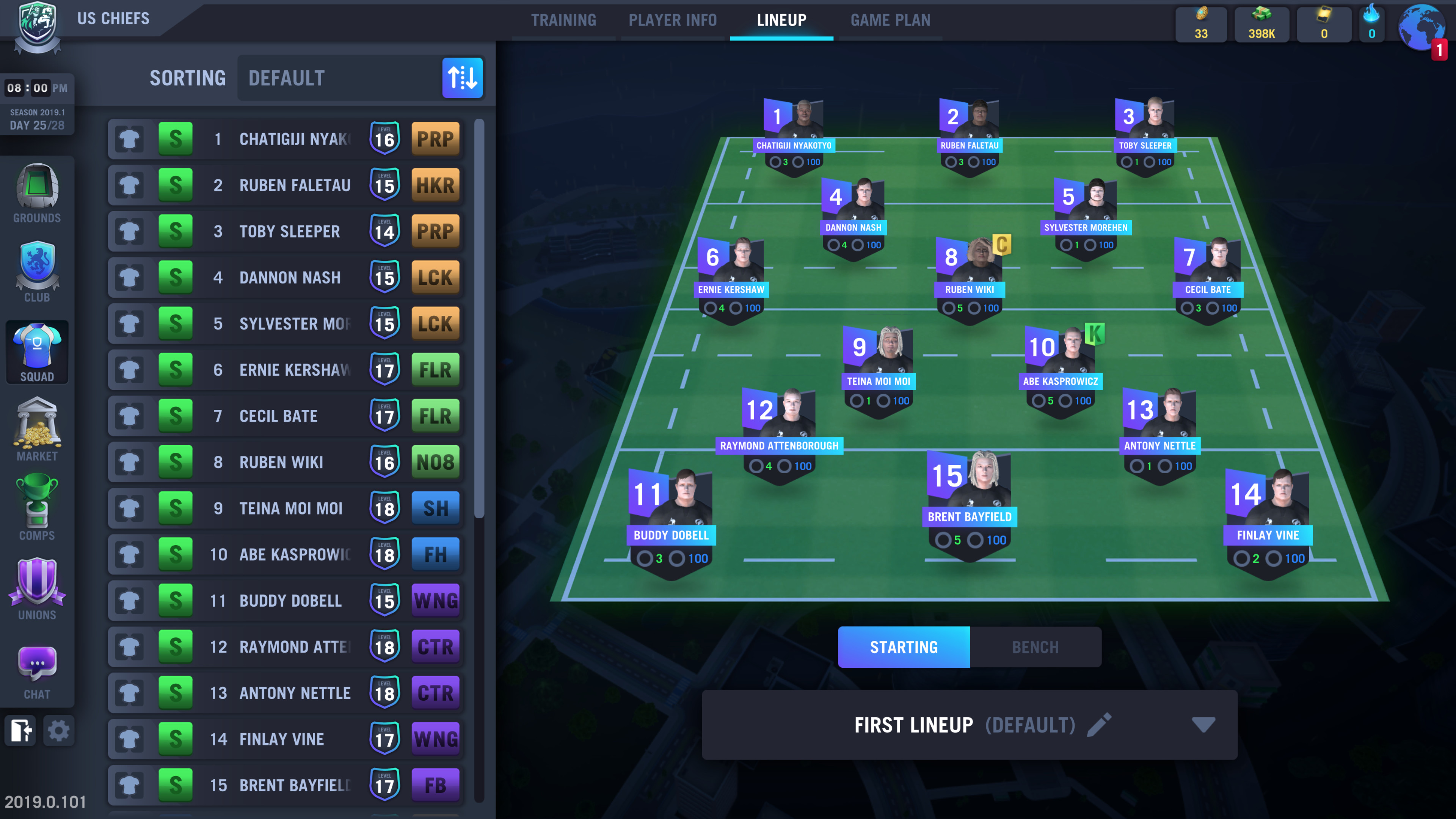 Blackout Rugby screenshot 4