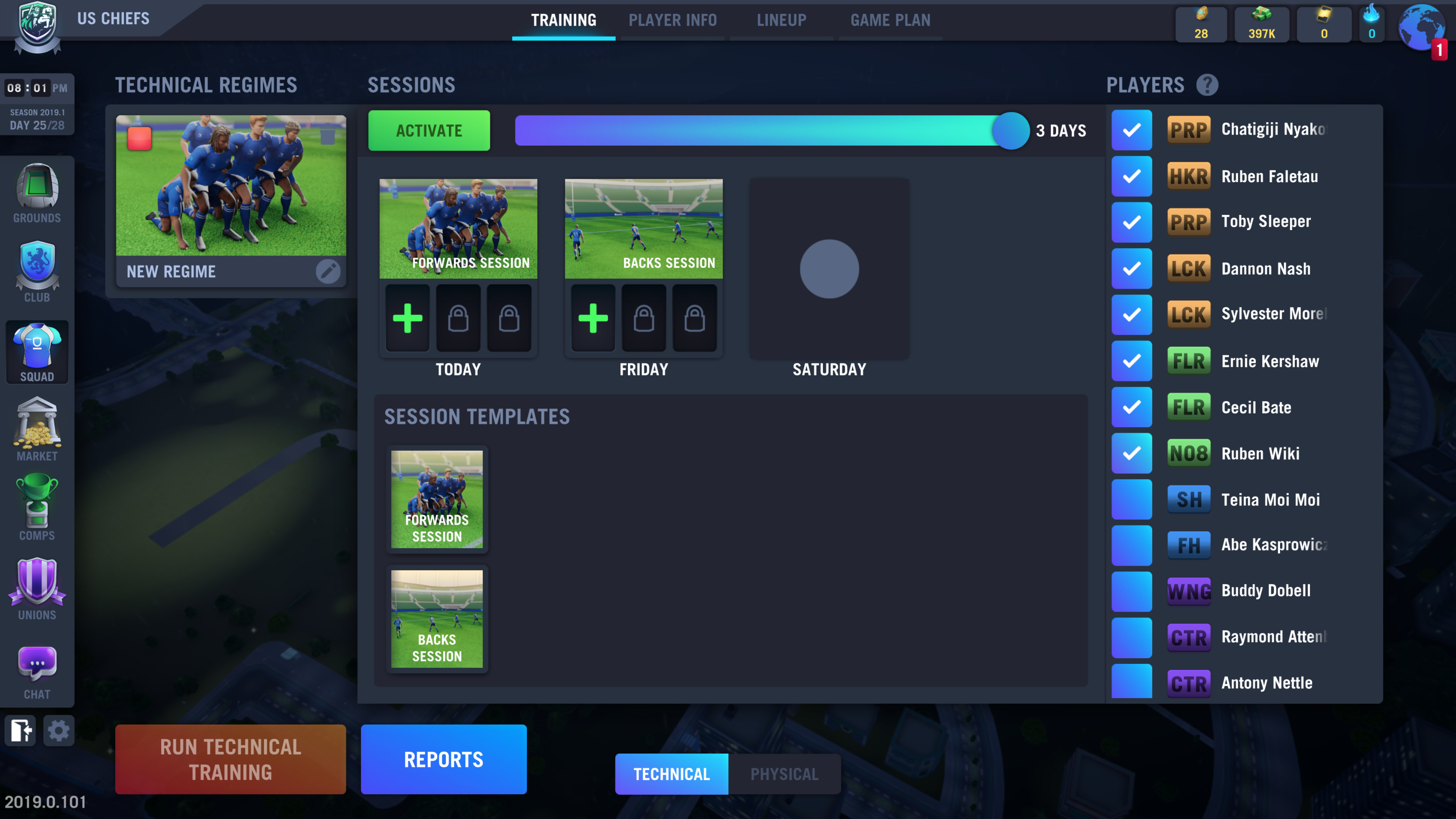 Blackout Rugby screenshot 9