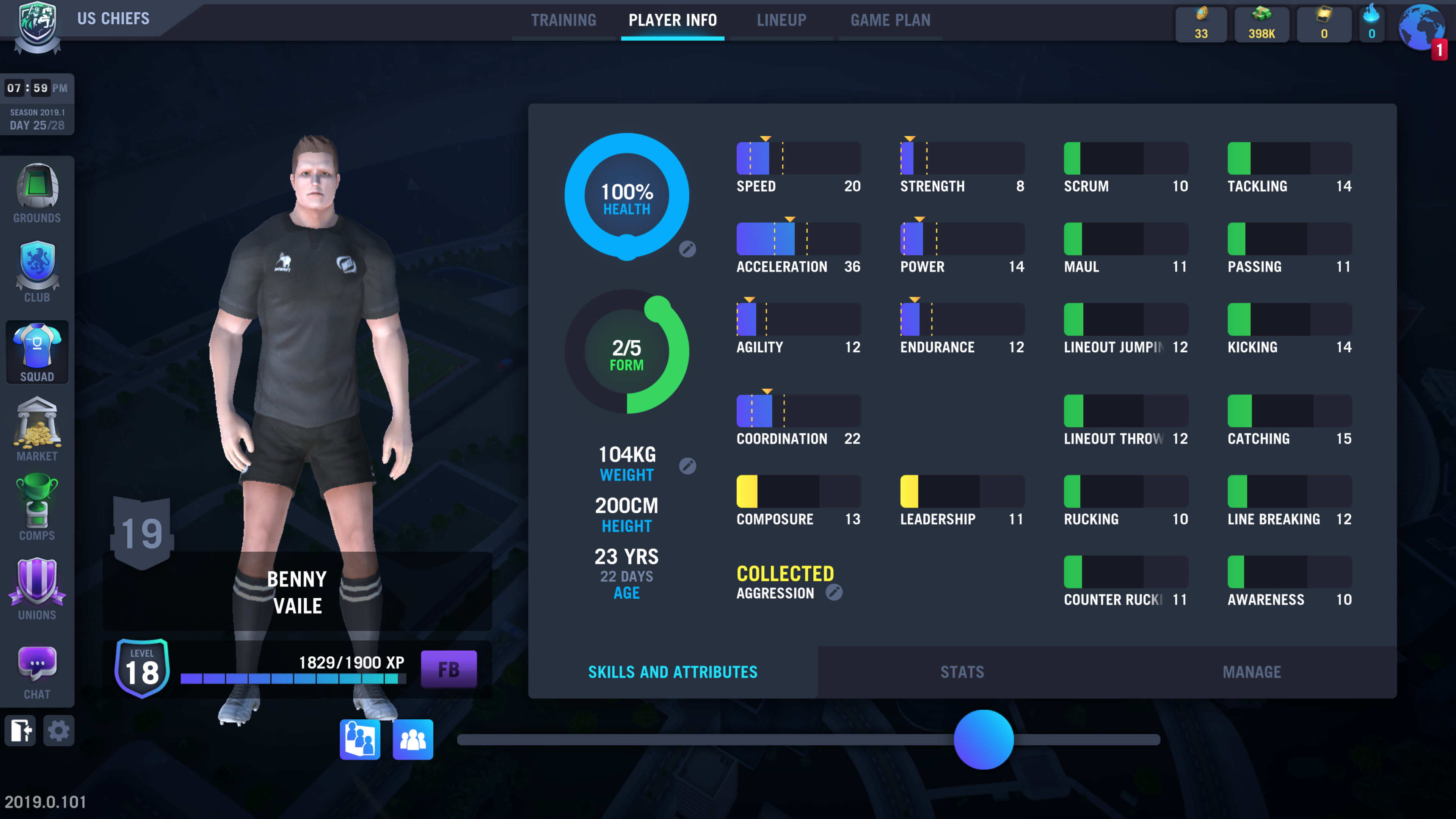 Blackout Rugby screenshot 6