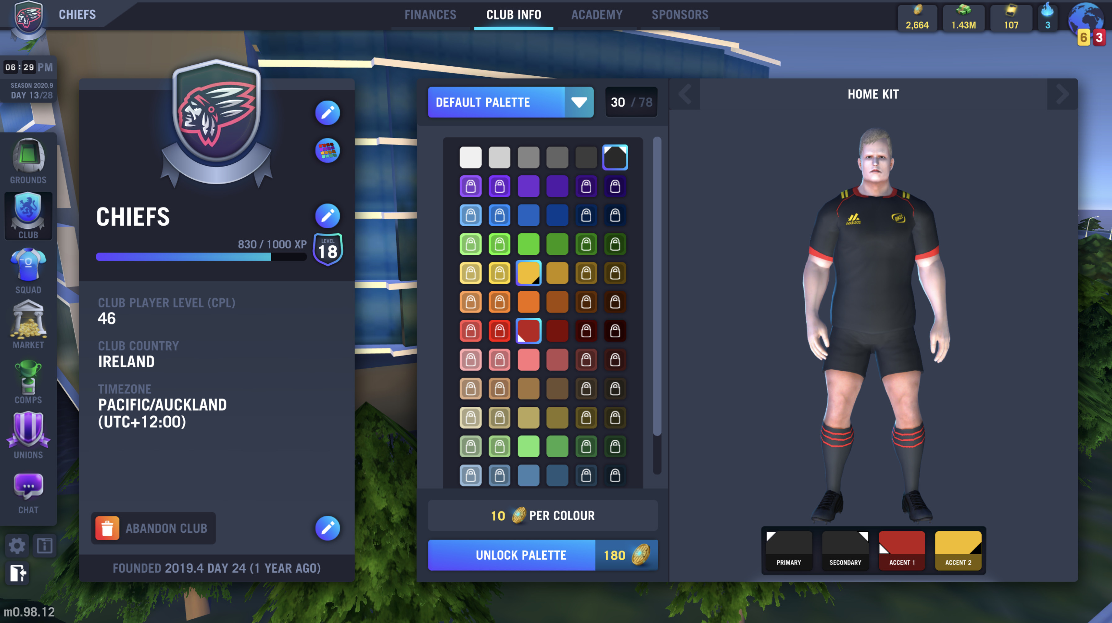 Blackout Rugby screenshot 7