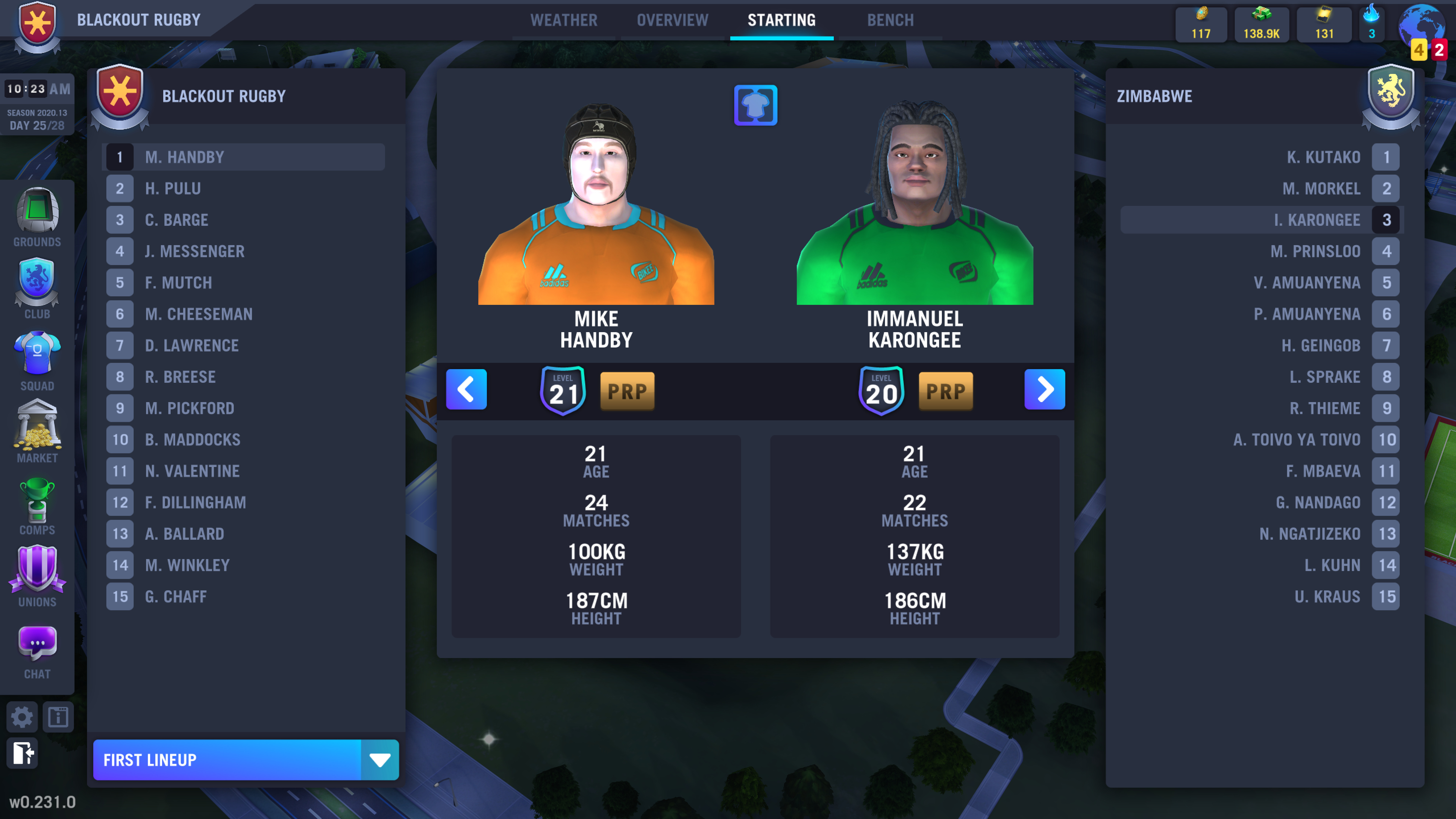 Blackout Rugby screenshot 28