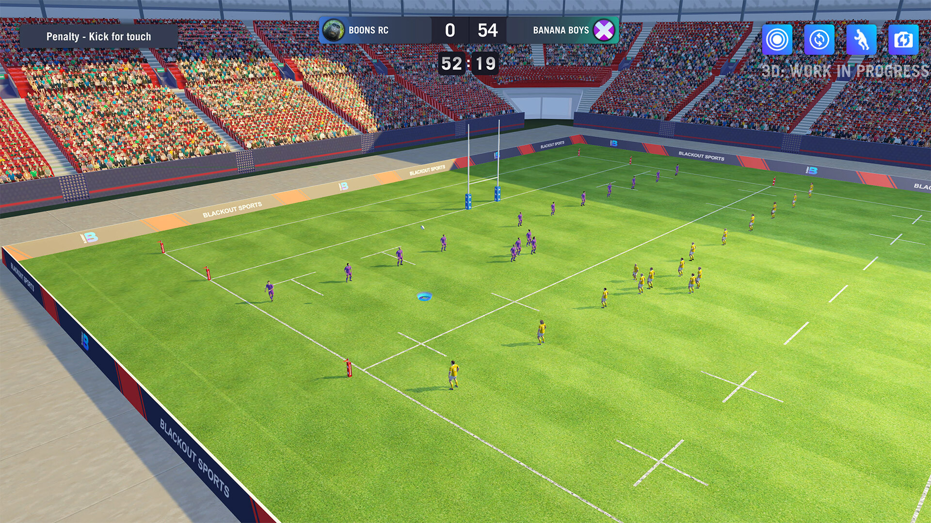 Blackout Rugby screenshot 2
