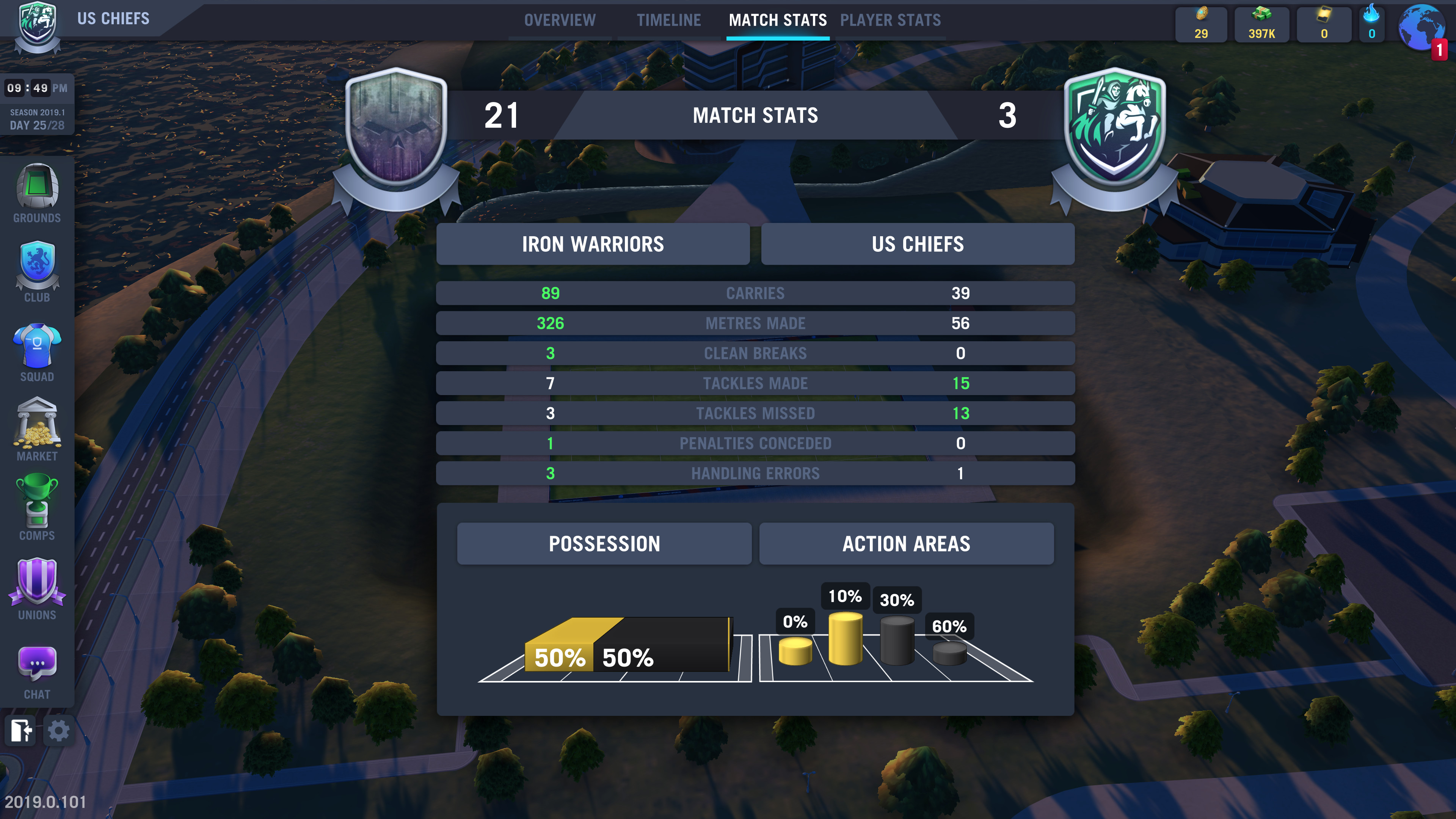 Blackout Rugby screenshot 13