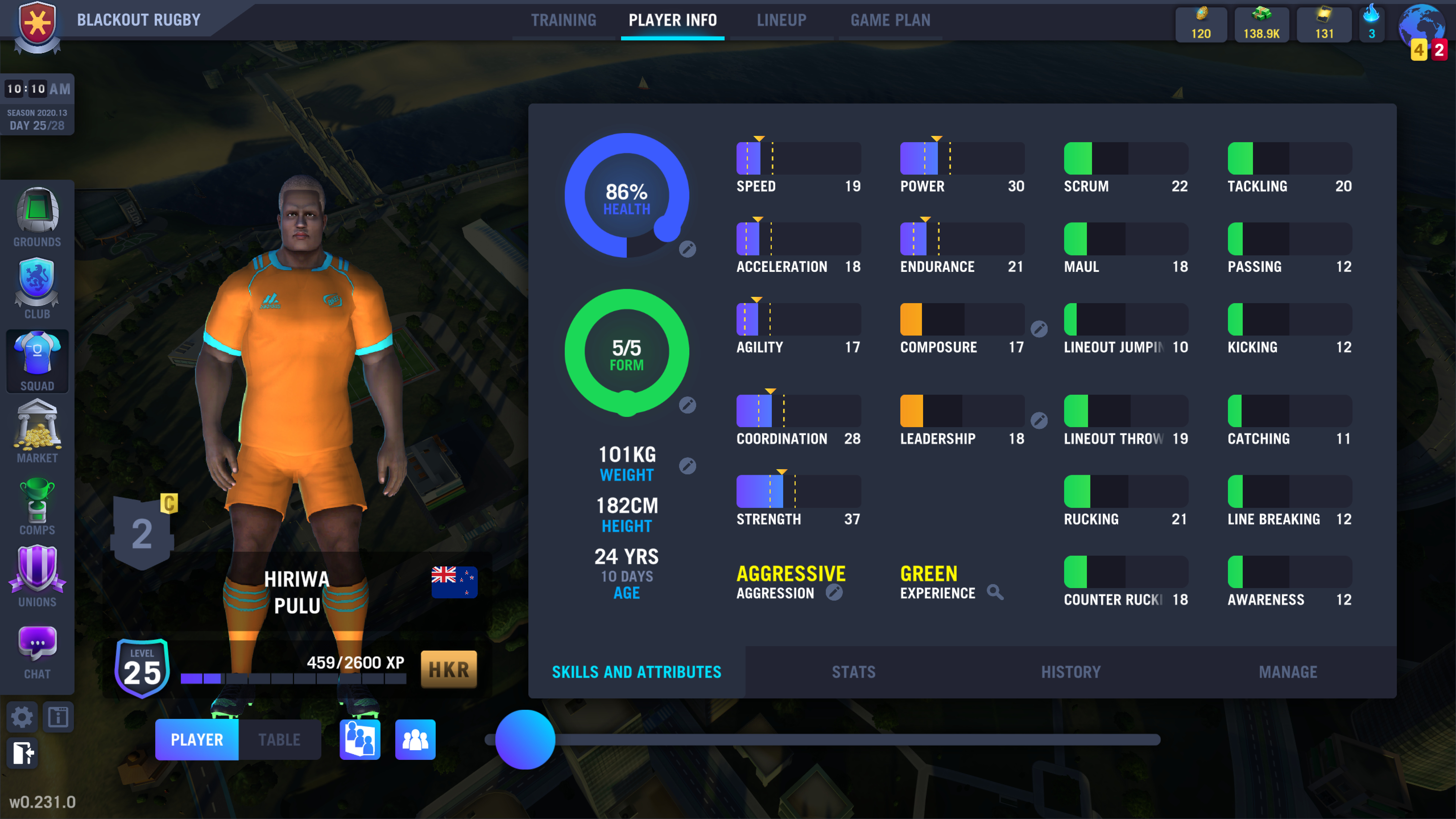 Blackout Rugby screenshot 22