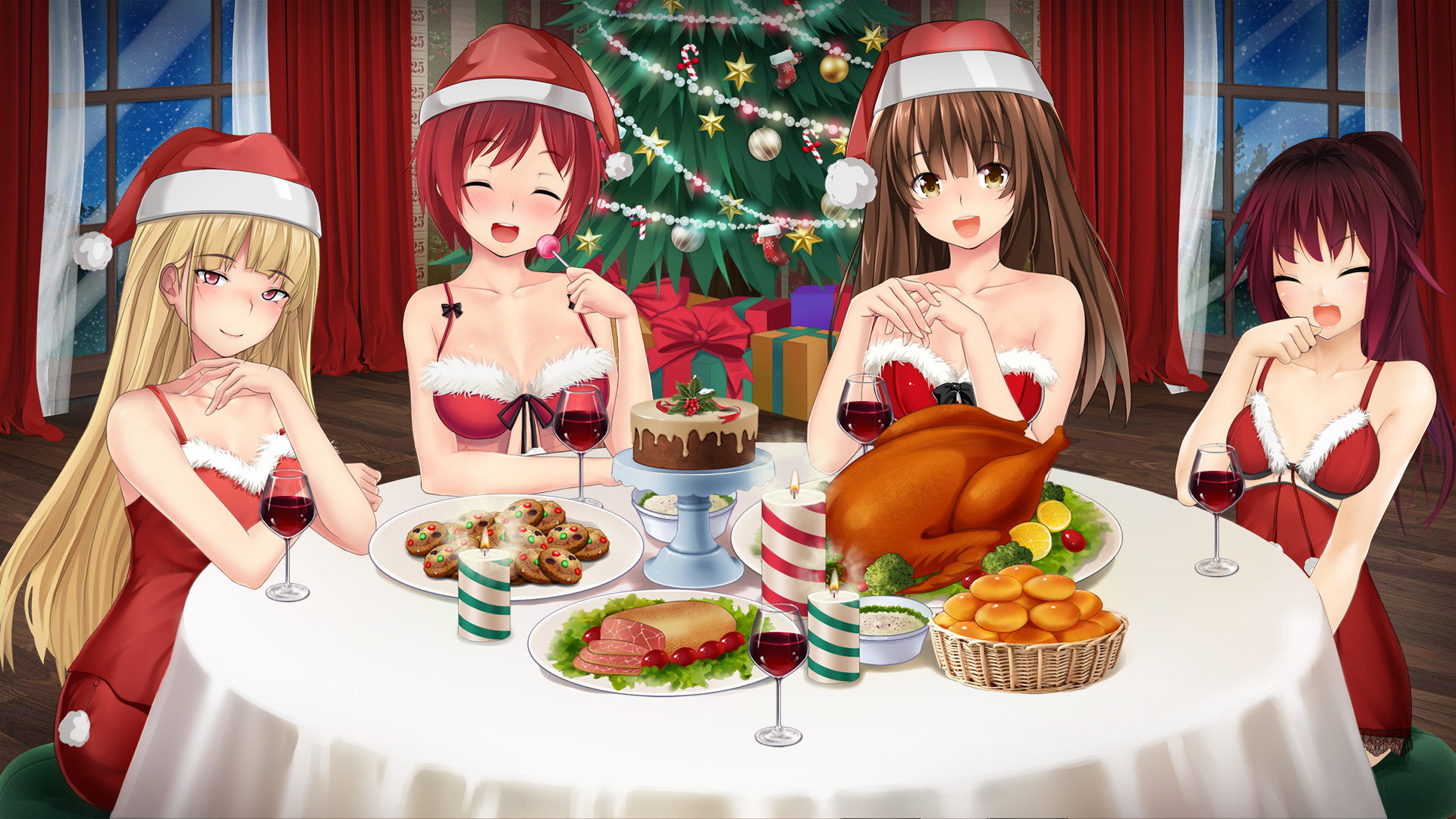 Santa Girls - Dakimakuras screenshot 2