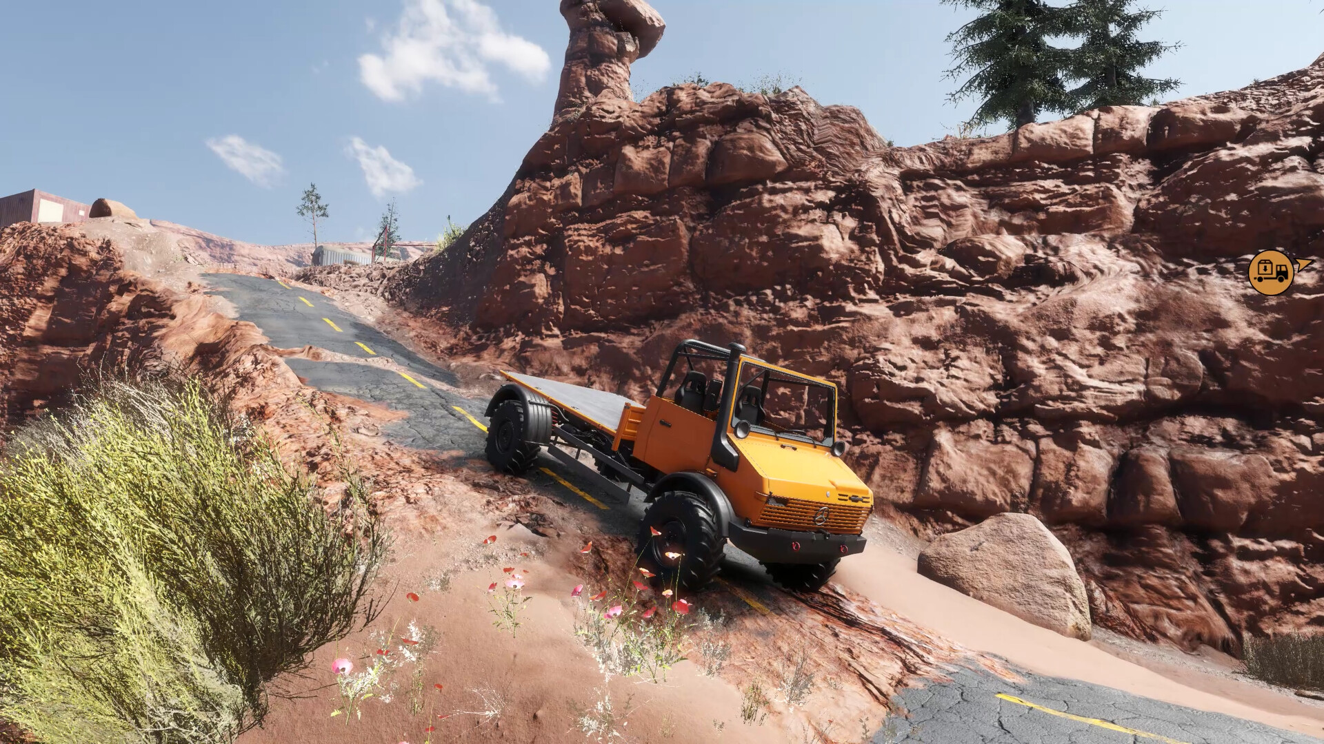 Offroad Truck Simulator – Heavy Duty Challenge screenshot 1