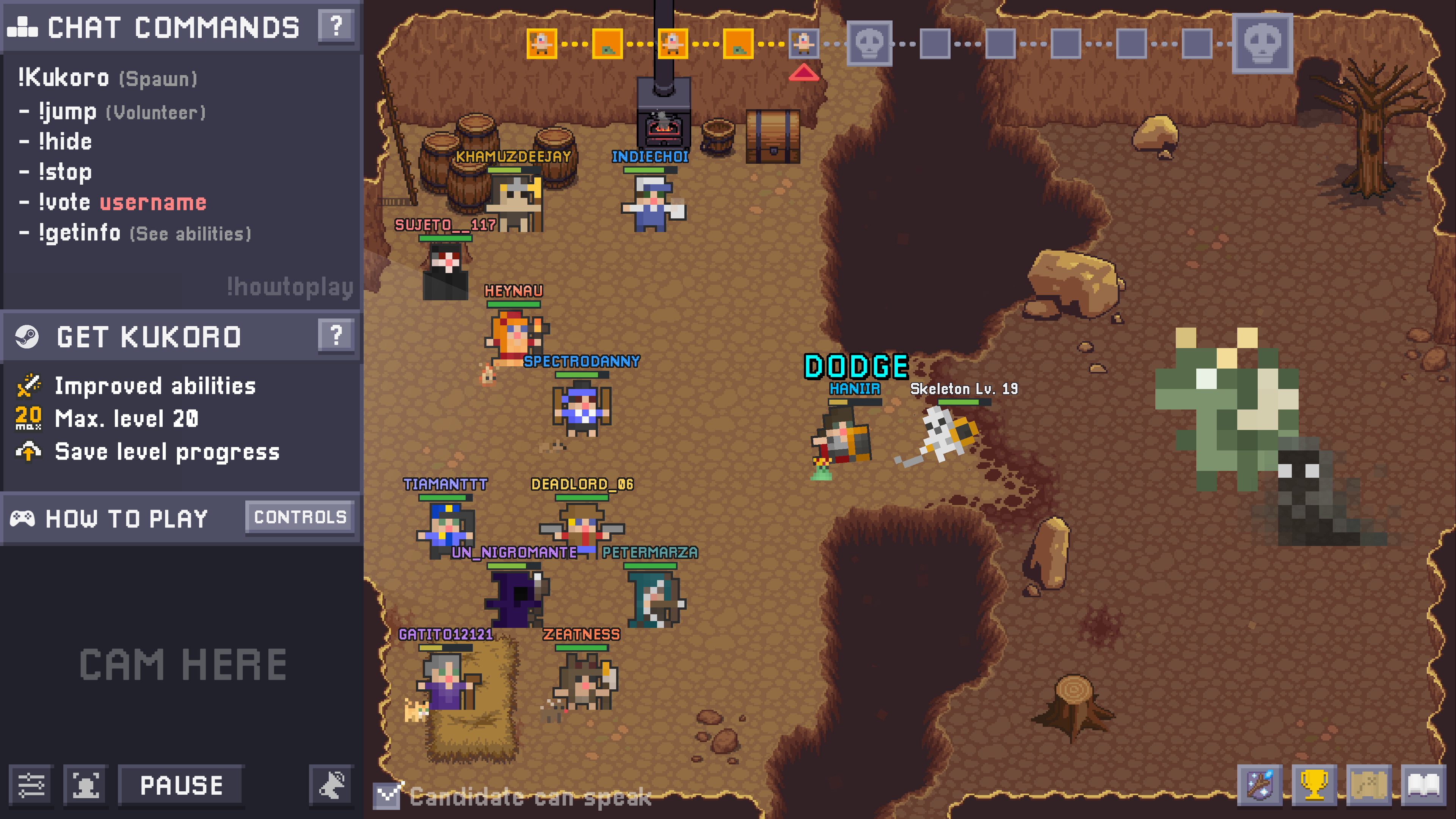 Kukoro: Stream chat games screenshot 1