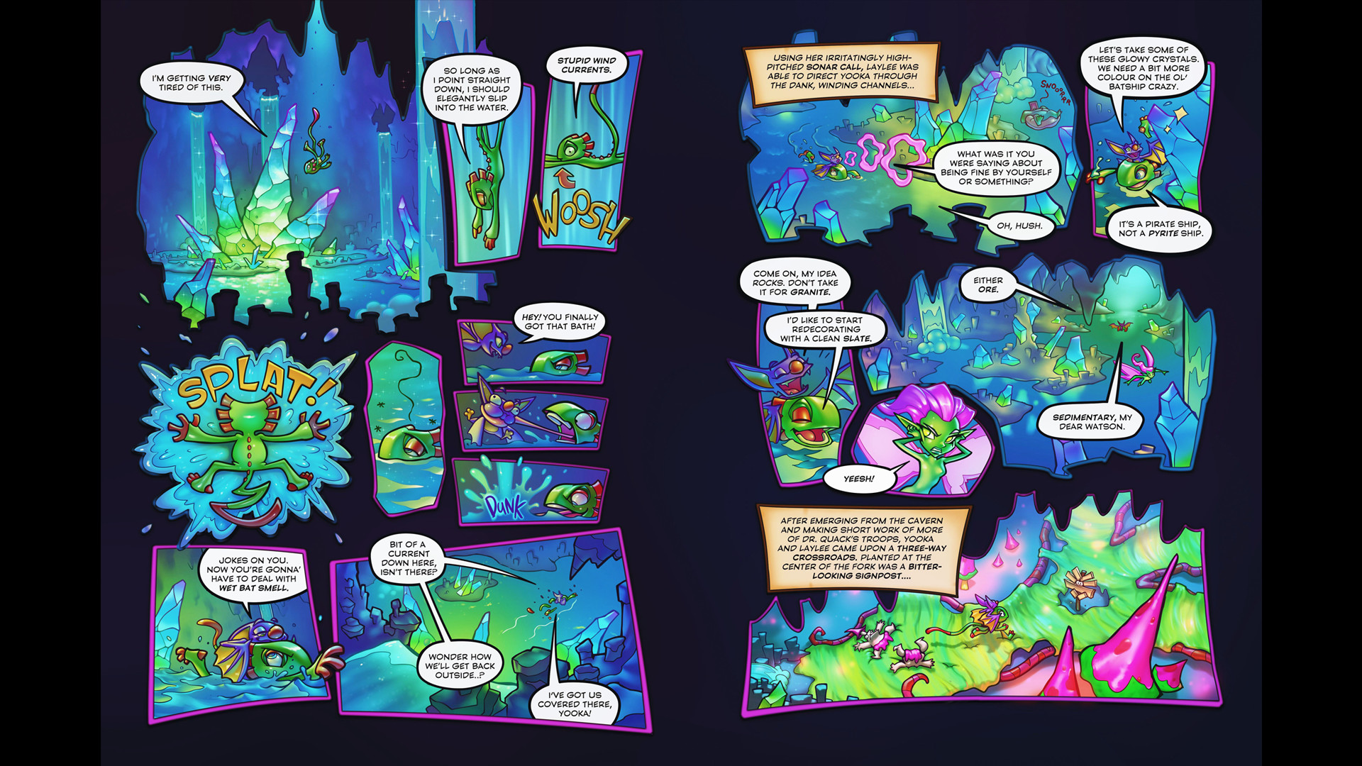 Yooka-Laylee and the Kracklestone - Graphic Novel screenshot 5